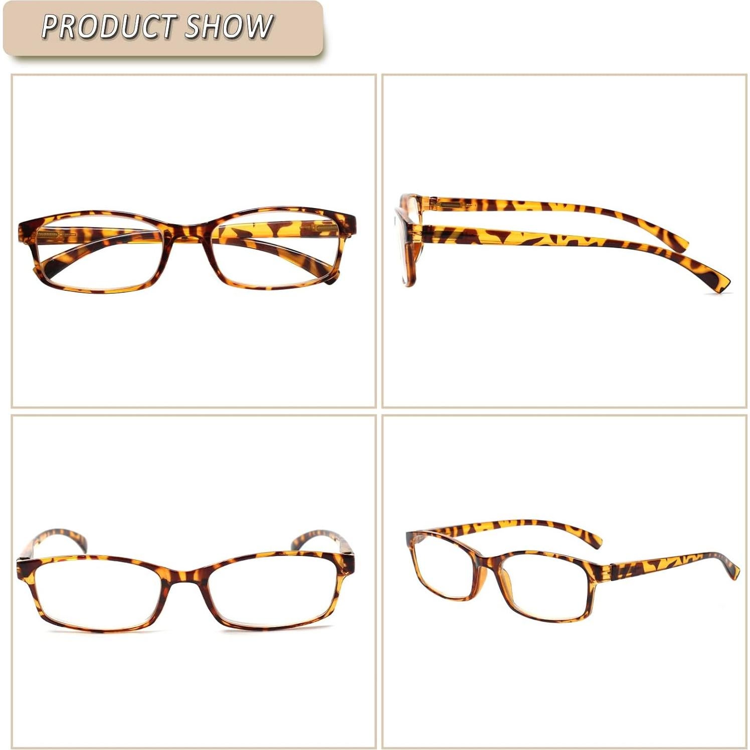 Gafas de Lectura Norperwis 5 Pares Unisex Color Mezclado