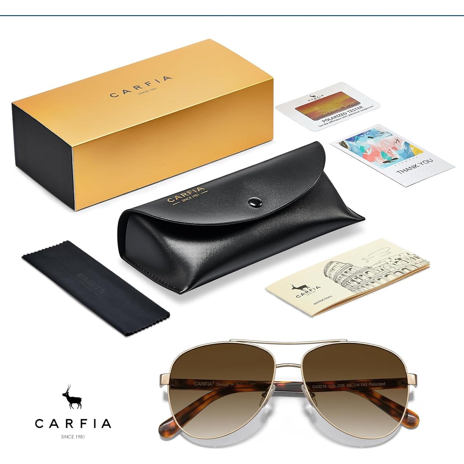 Gafas de sol polarizadas Carfia CA3216 para mujeres UV 58mm