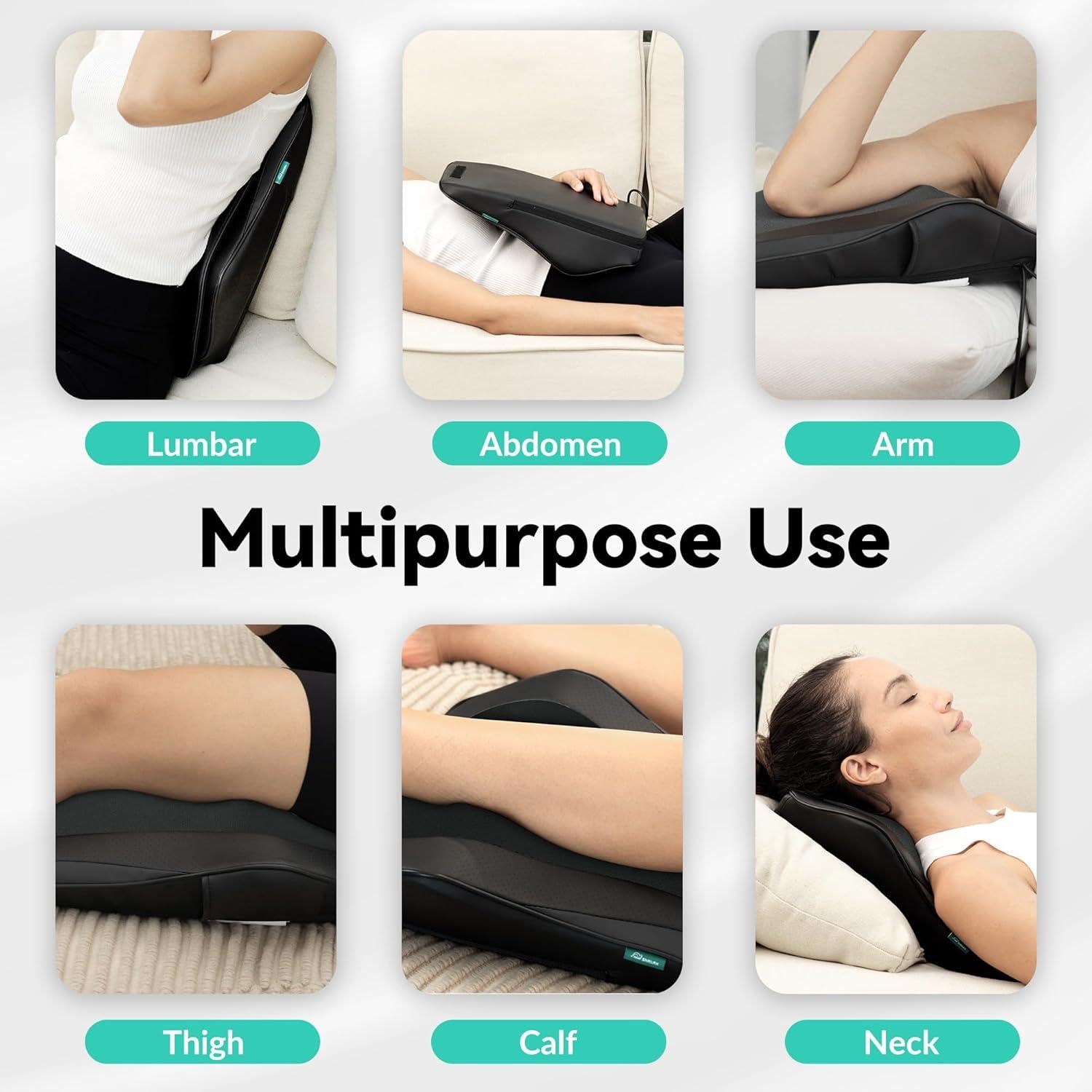 Masajeador de Espalda Snailax SL-128B con Calor y Vibración