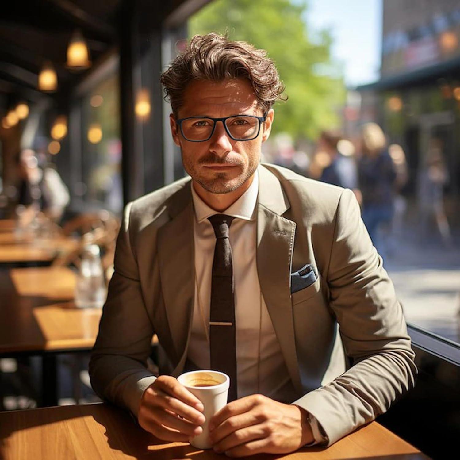 Gafas de Lectura Deportivas para Hombres 2 Paquetes Bloqueo Luz Azul