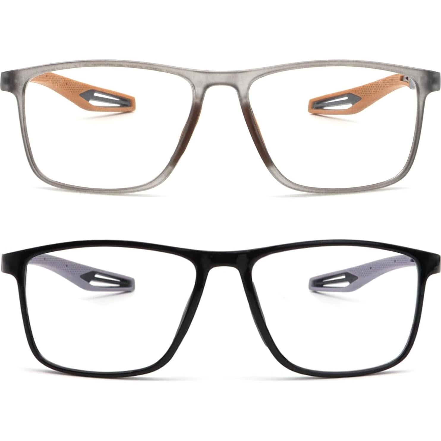 Gafas de lectura deportivas TR90 con bloqueo luz azul 2.25x