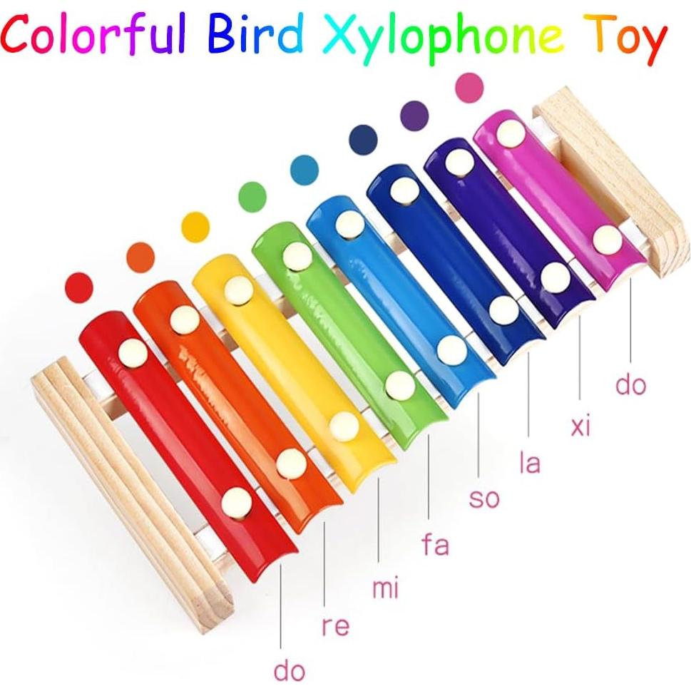 Juguete Musical para Loro Fejapa Xilófono y Campana