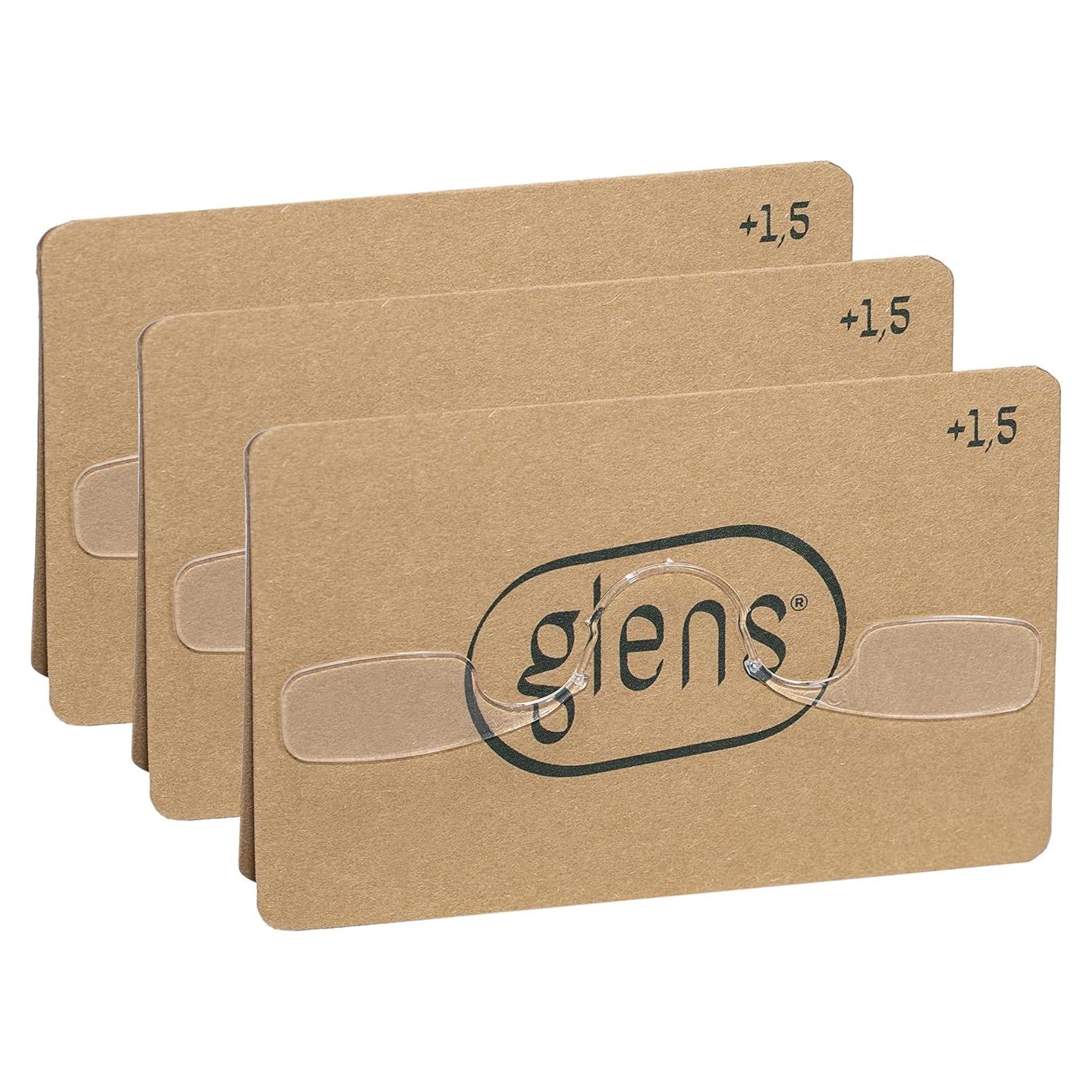 Gafas de Lectura Sin Montura Glens - Paquete de 3 +1.5 a +3.0