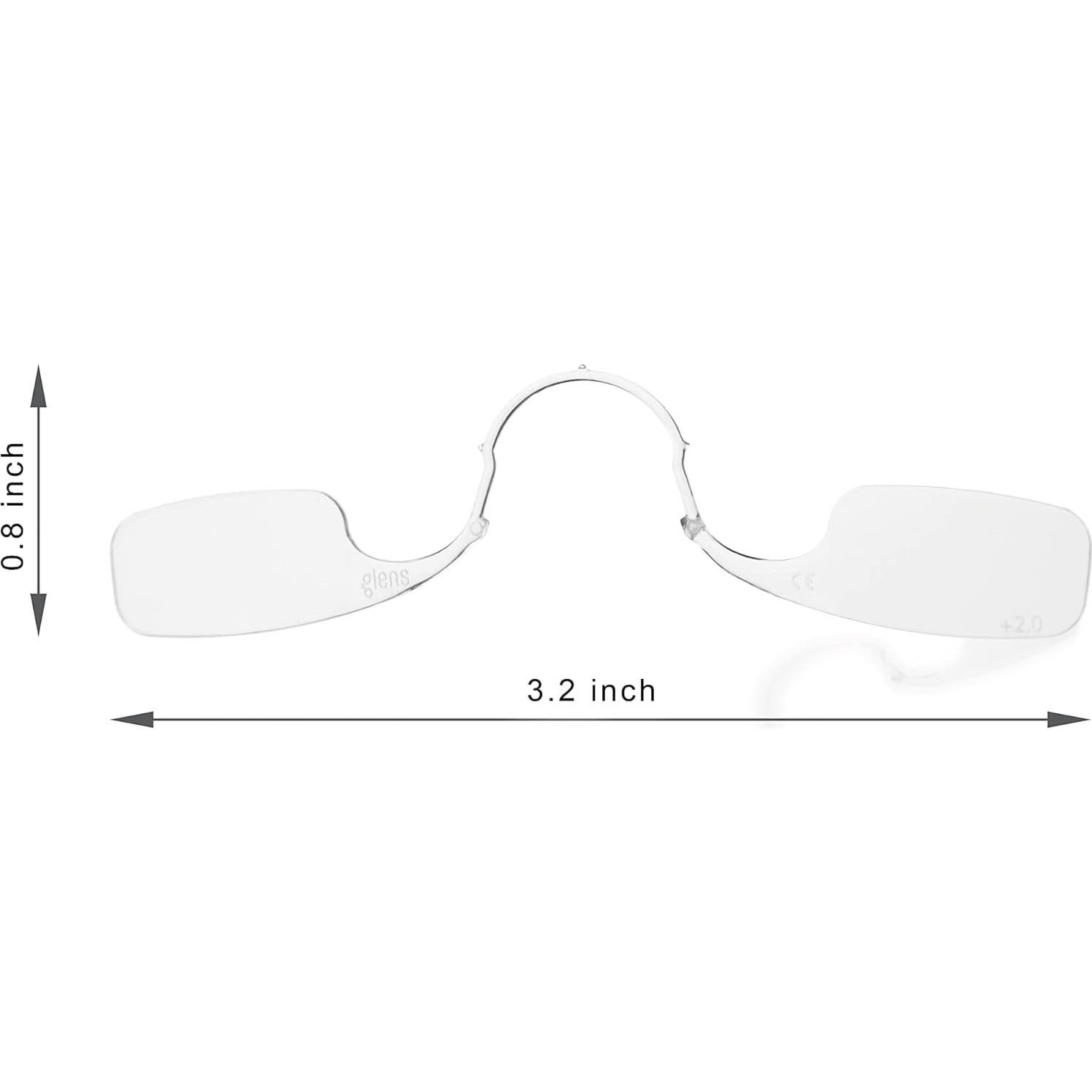 Gafas de Lectura Sin Patas Glens - Pack de 3 Aumentos 1.5 a 3.0