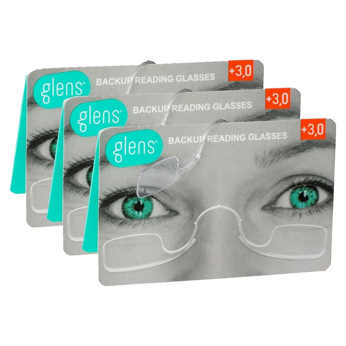 Gafas de Lectura Sin Montura Glens - Pack de 3 +1.5 a +3.0