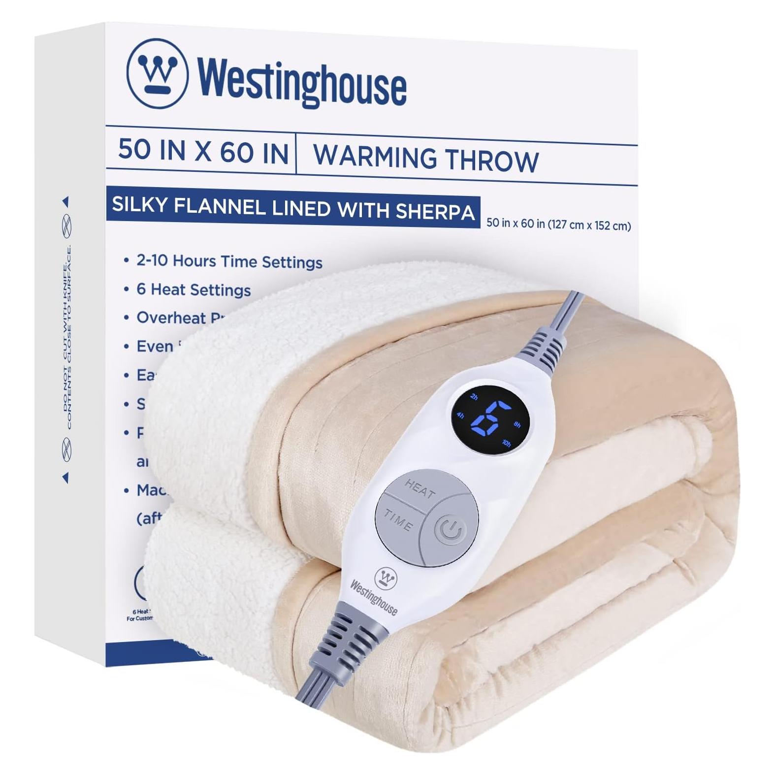 Manta Térmica Westinghouse WH-HSF50, 6 Niveles de Calor