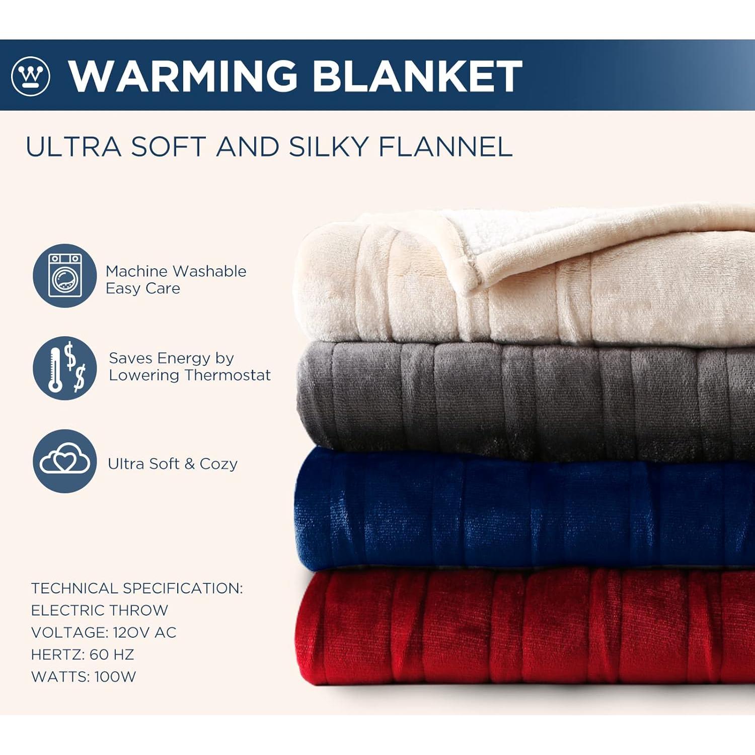 Manta Térmica Westinghouse WH-HSF50, 6 Niveles de Calor