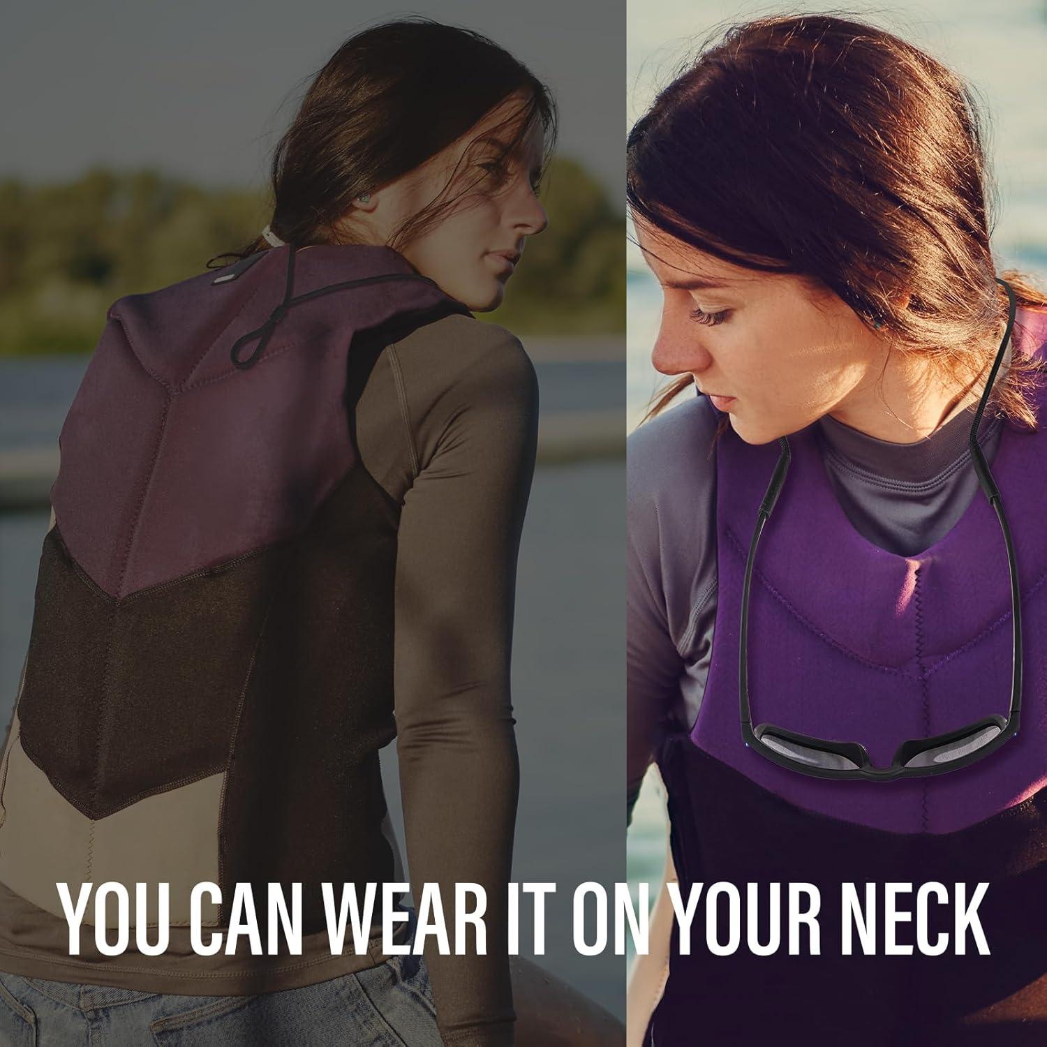 Soporte para Gafas GS01 - Cuerda Nylon y Silicona - 2 Pcs