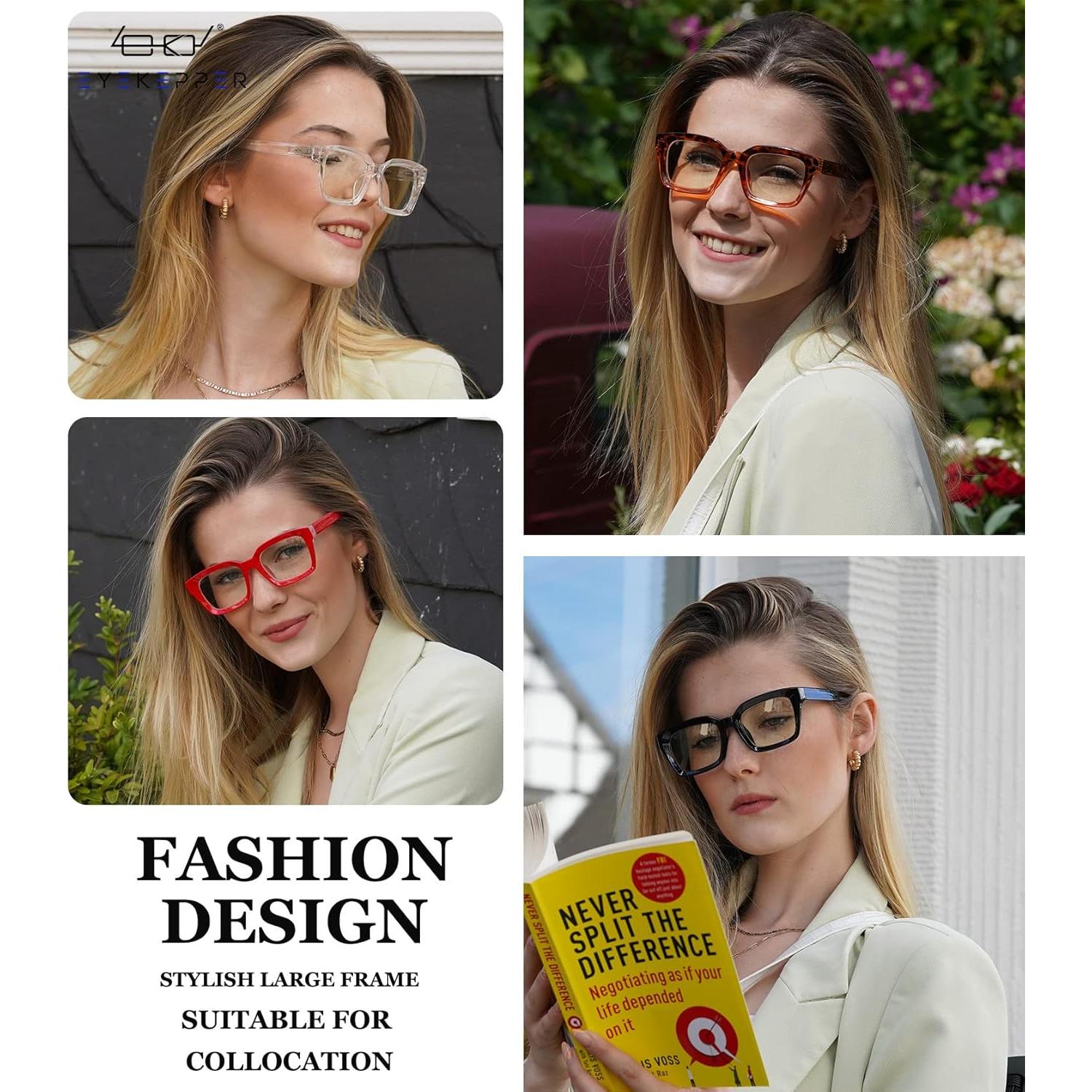 Gafas de Computadora Eyekepper 4 Paquetes +2.50 Luz Azul