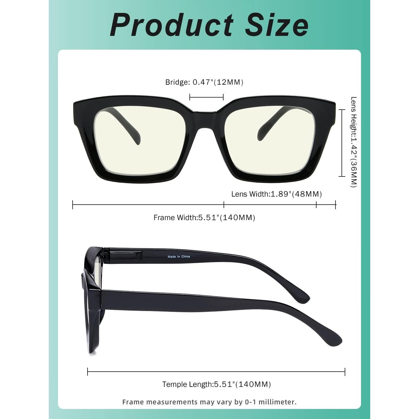 Gafas de Computadora Eyekepper 4 Paquetes +2.50 Luz Azul