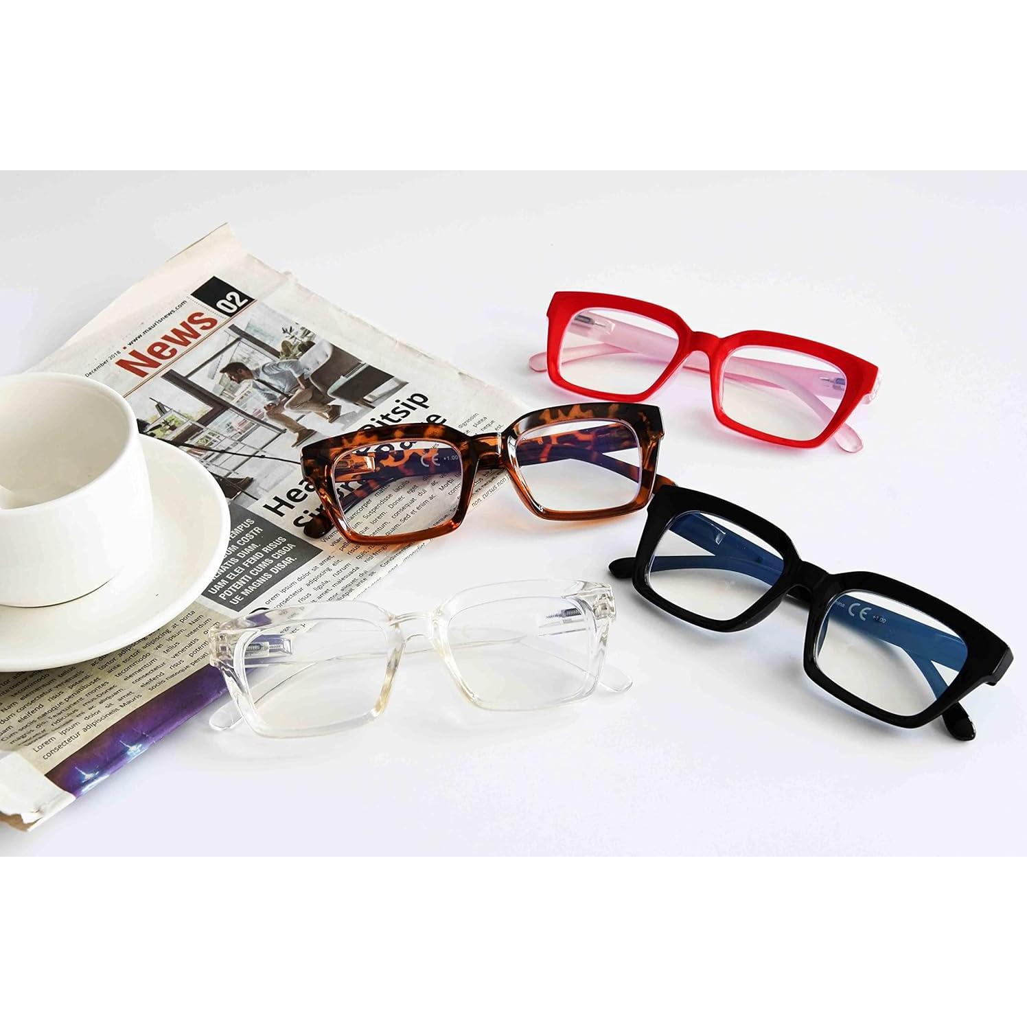 Gafas de Computadora Eyekepper 4 Paquetes +2.50 Luz Azul