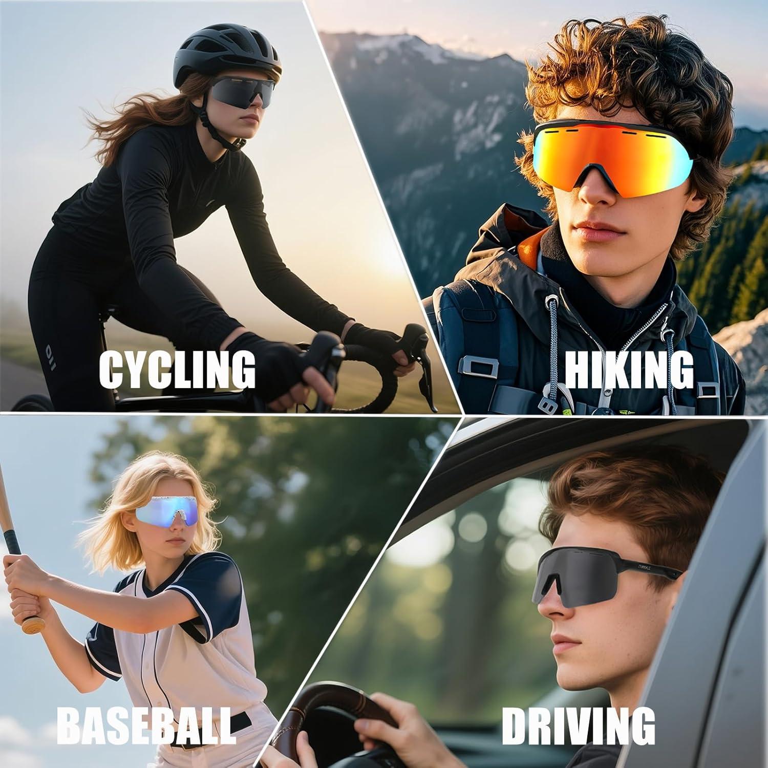 Gafas de Ciclismo INMKALI UV400 Ajuste Universal Adulto