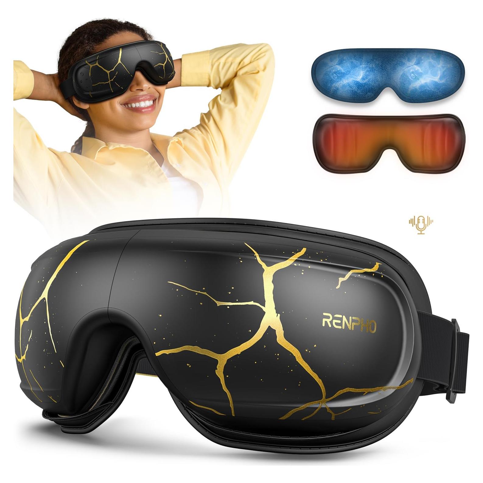 Masajeador de Ojos RENPHO Eyeris Kintsugi con Calor y Enfriamiento