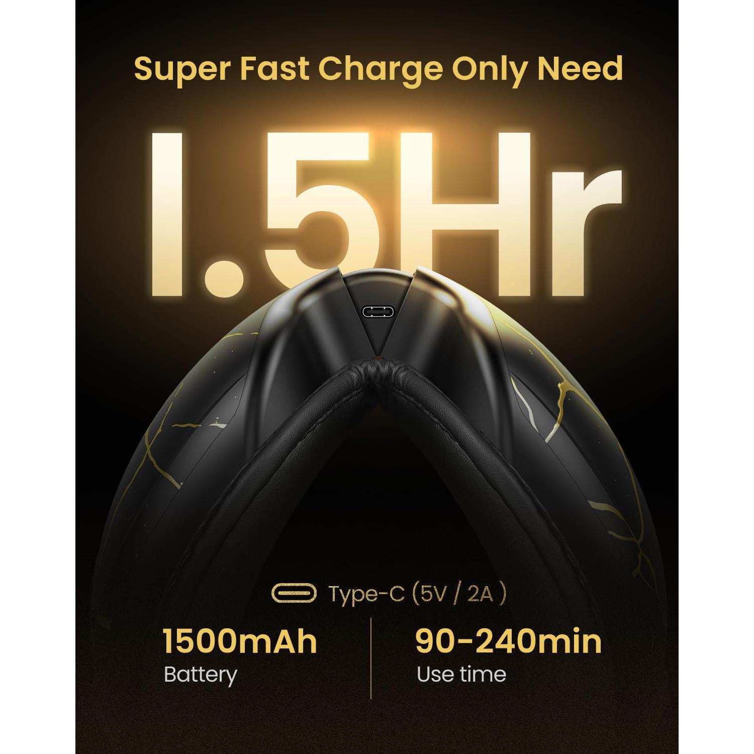 Masajeador de Ojos RENPHO Eyeris Kintsugi con Calor y Enfriamiento