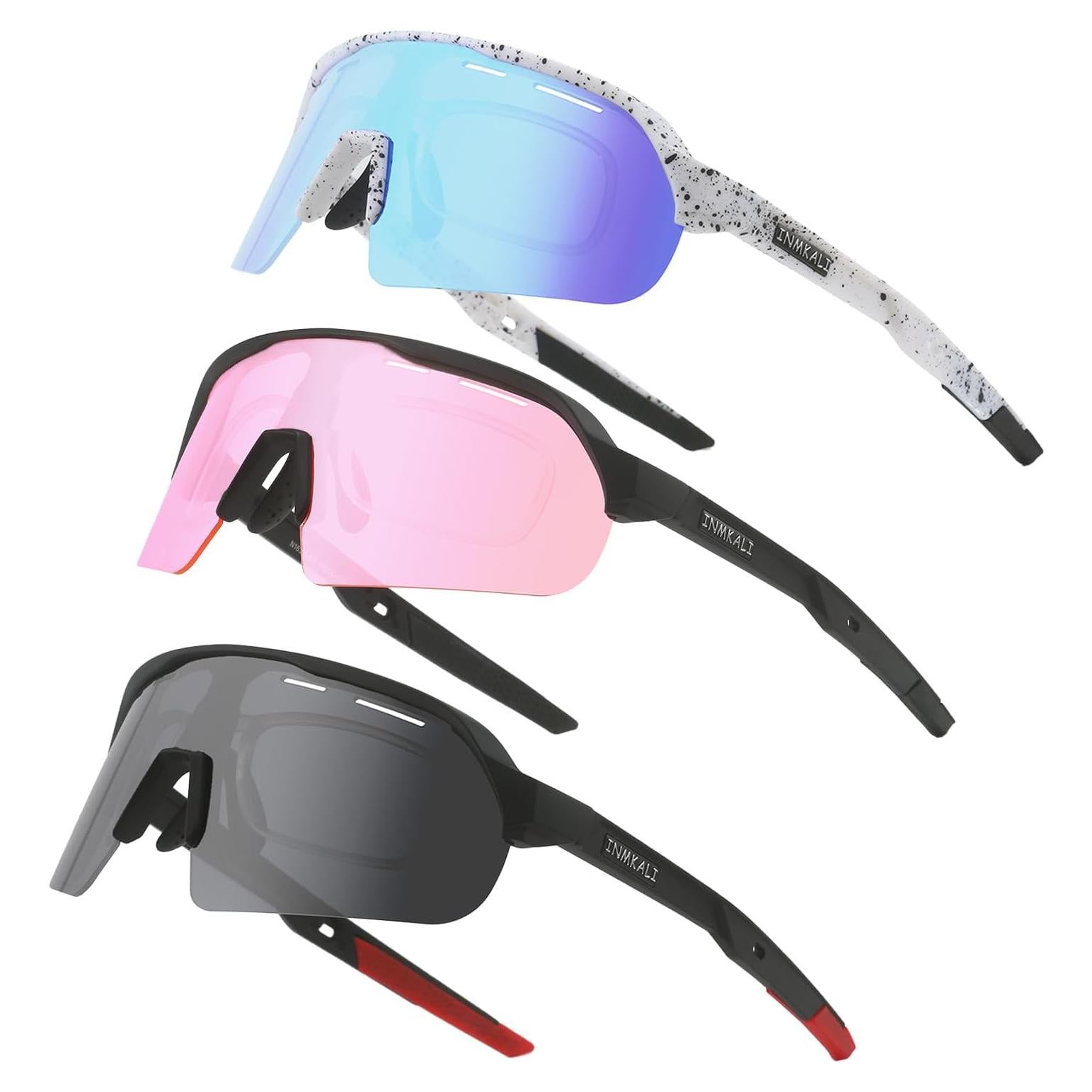 Gafas de Sol Deportivas INMKALI UV400 para Ciclismo y Running