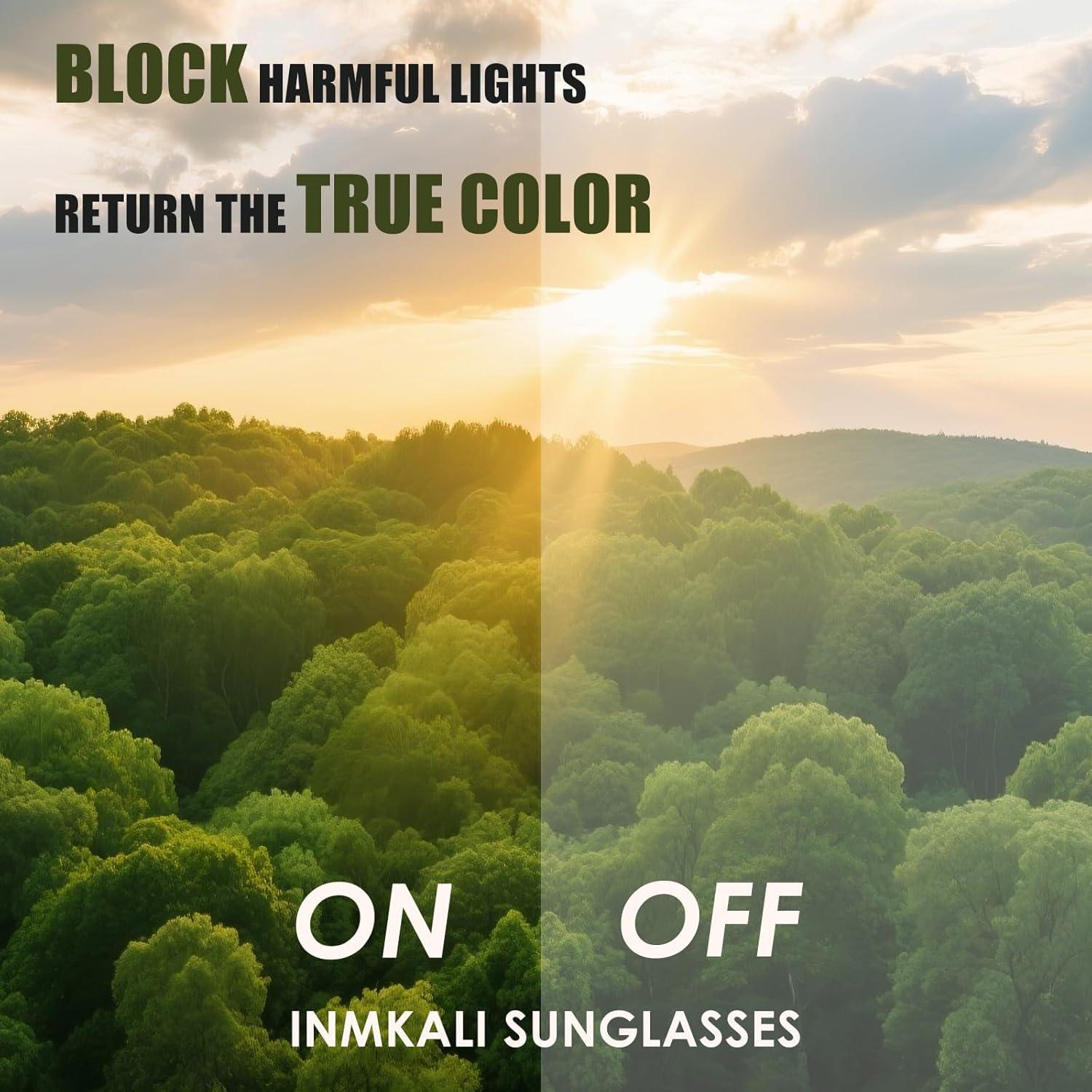 Gafas de Sol Deportivas INMKALI UV400 para Ciclismo y Running