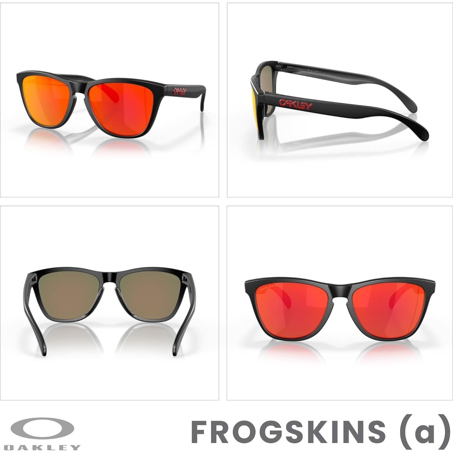 Gafas de Sol Oakley Frogskins OO9245 Negro Mate Prizm Ruby
