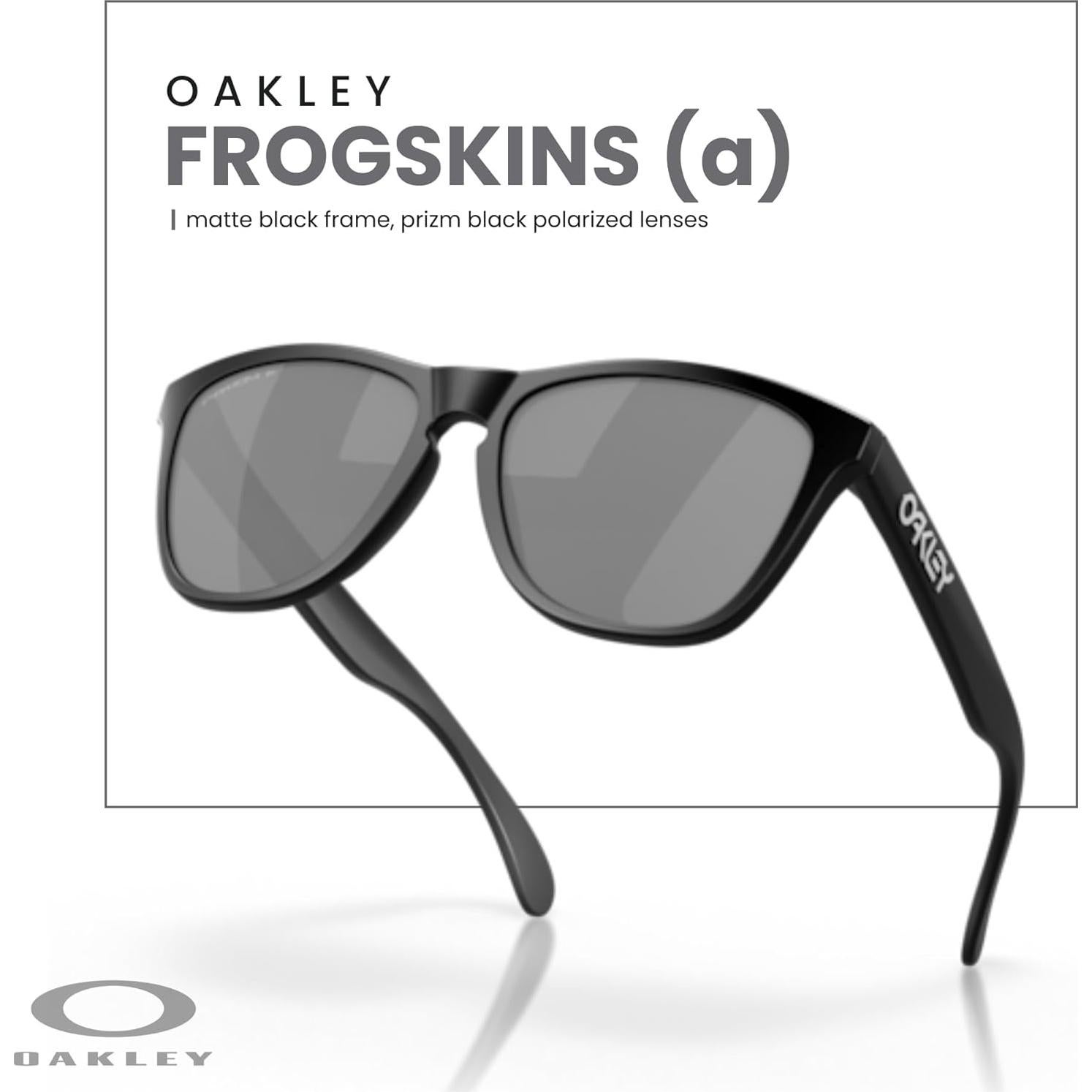 Gafas de sol Oakley Frogskins OO9245 Negro mate Polarizadas