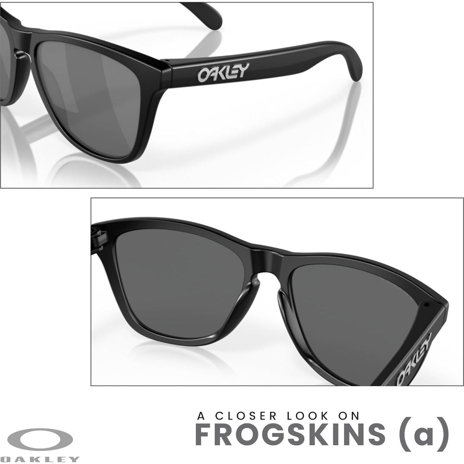Gafas de sol Oakley Frogskins OO9245 Negro mate Polarizadas