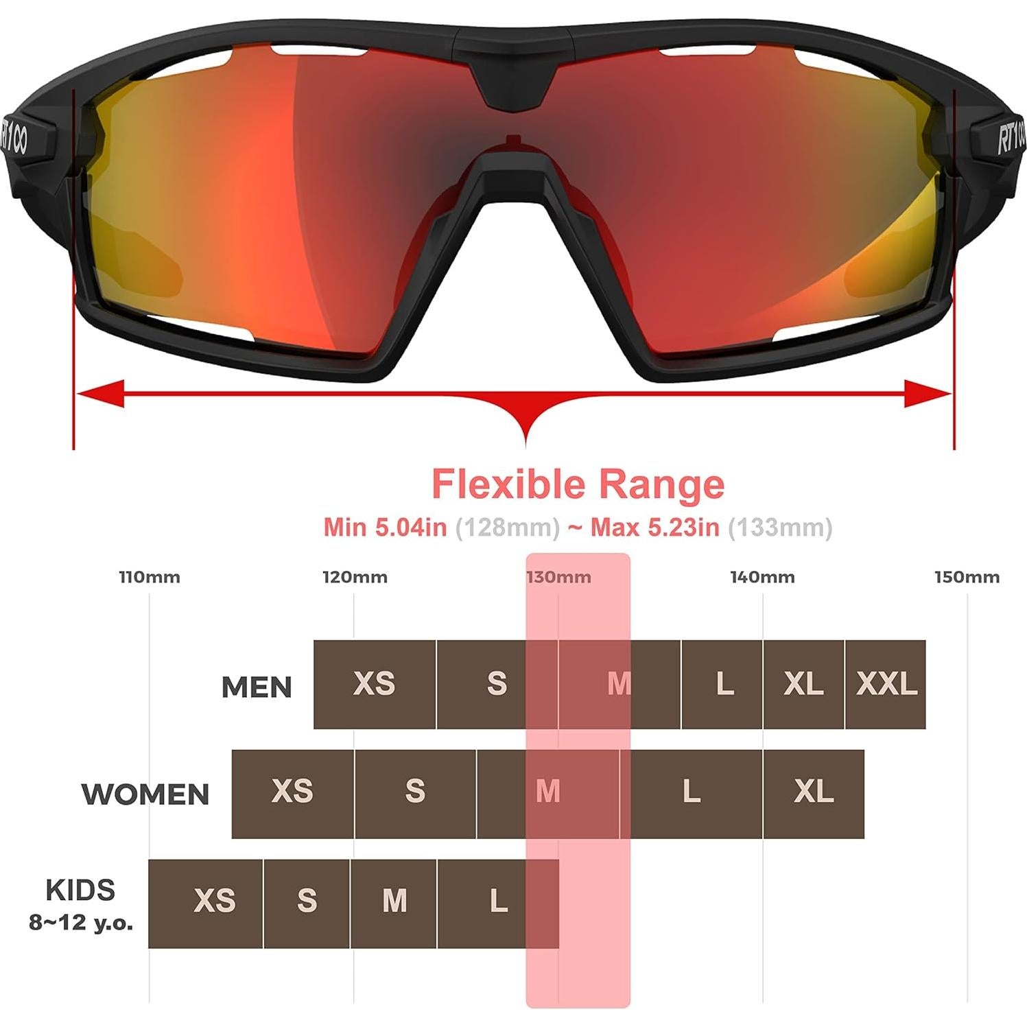 Gafas de Sol RT100 para Ciclismo Unisex - Protección UV