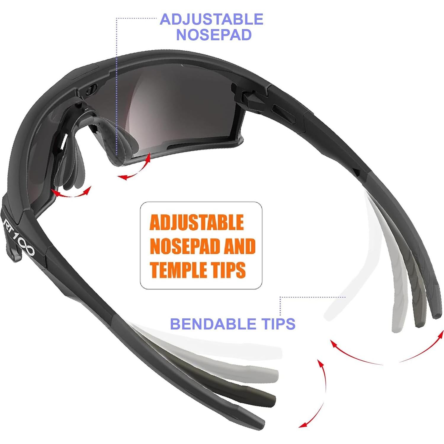 Gafas de Sol RT100 para Ciclismo Unisex - Protección UV