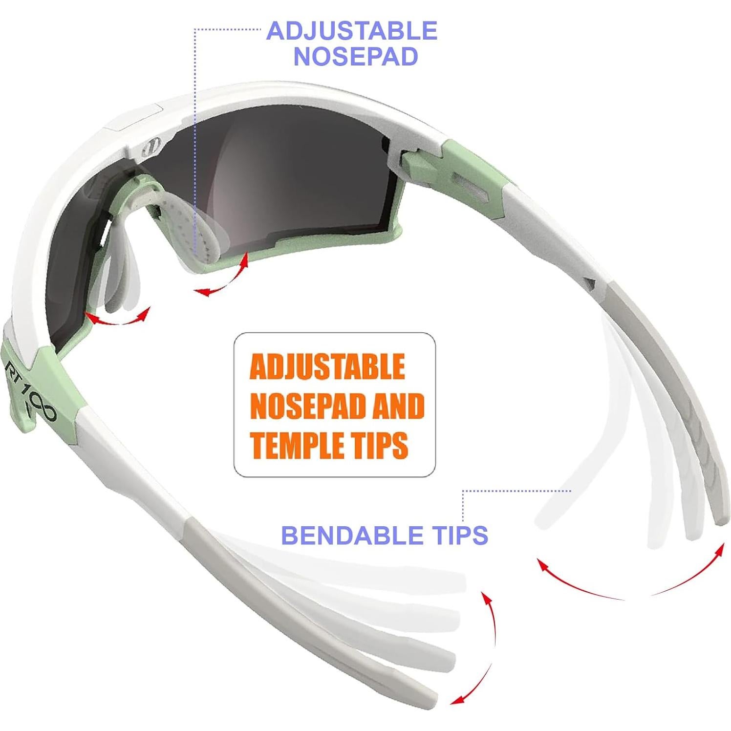 Gafas de Sol RT100 para Ciclismo Unisex con Protección UV