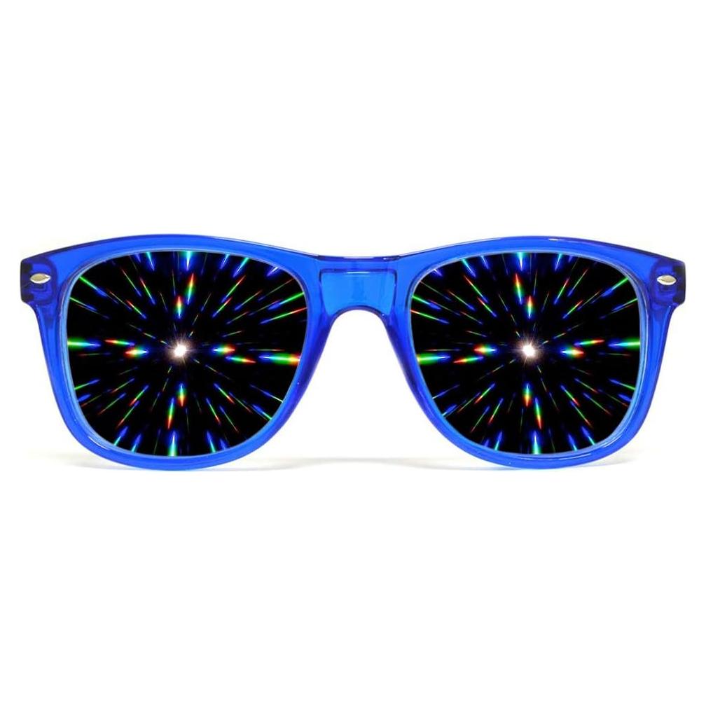 Gafas de Difracción GloFX Ultimate - Azul Transparente - Prisma 3D