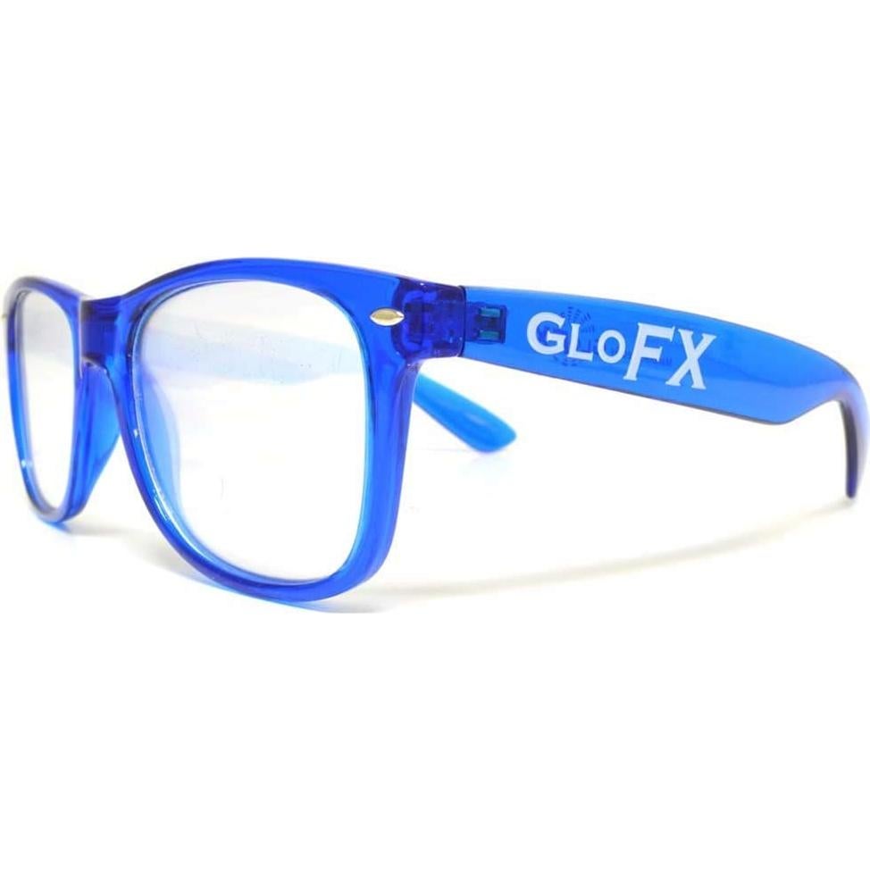 Gafas de Difracción GloFX Ultimate - Azul Transparente - Prisma 3D