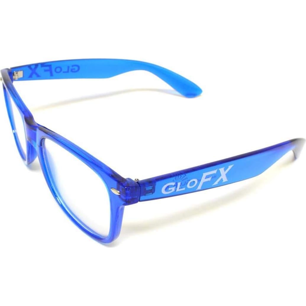 Gafas de Difracción GloFX Ultimate - Azul Transparente - Prisma 3D