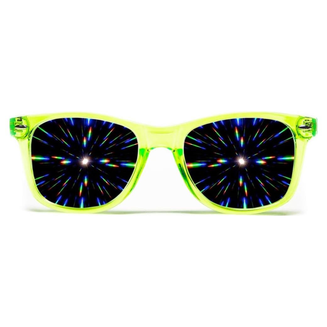 Gafas de Difracción GloFX Ultimate Verde 3D Prisma