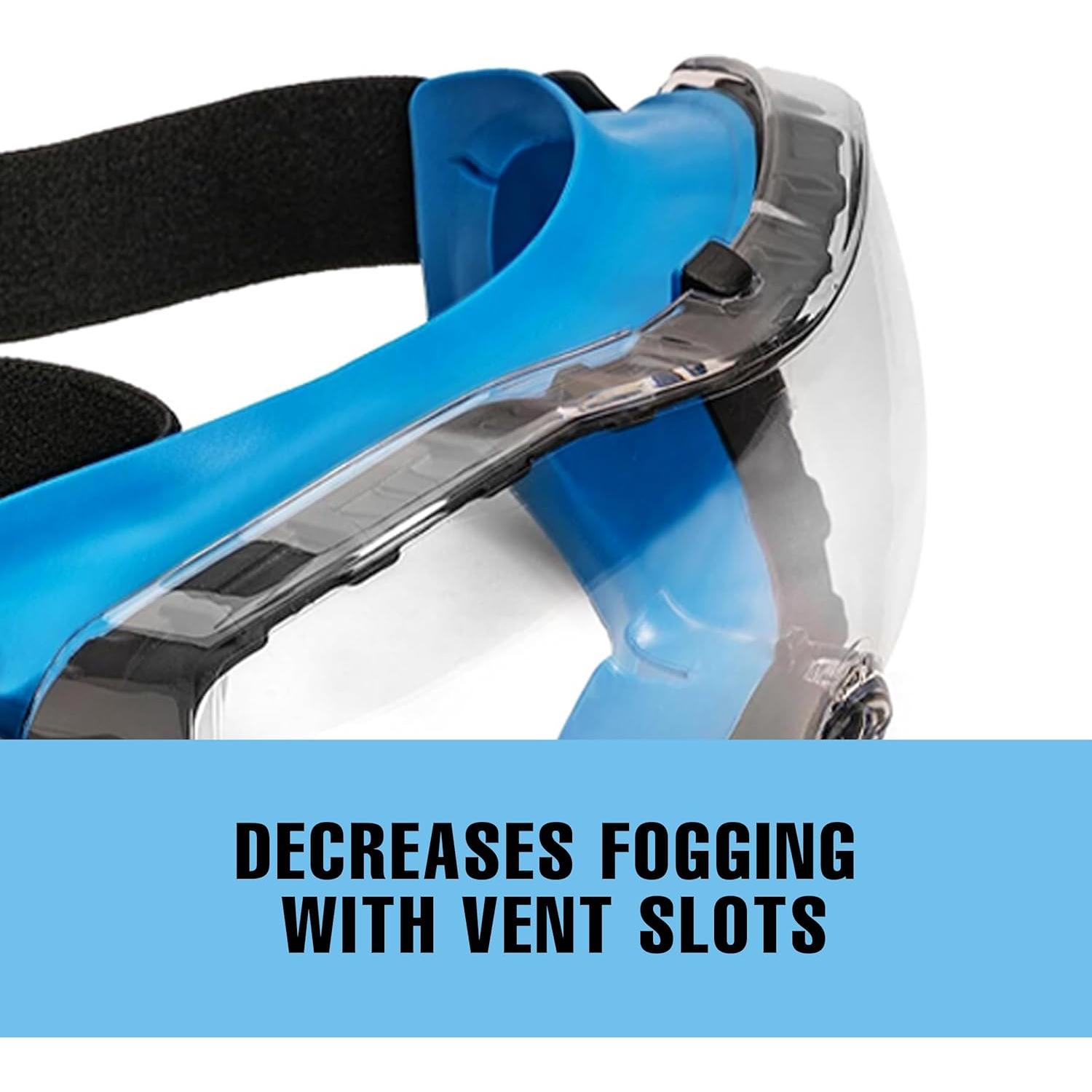 Gafas de Seguridad SolidWork Anti-Niebla Lente Transparente