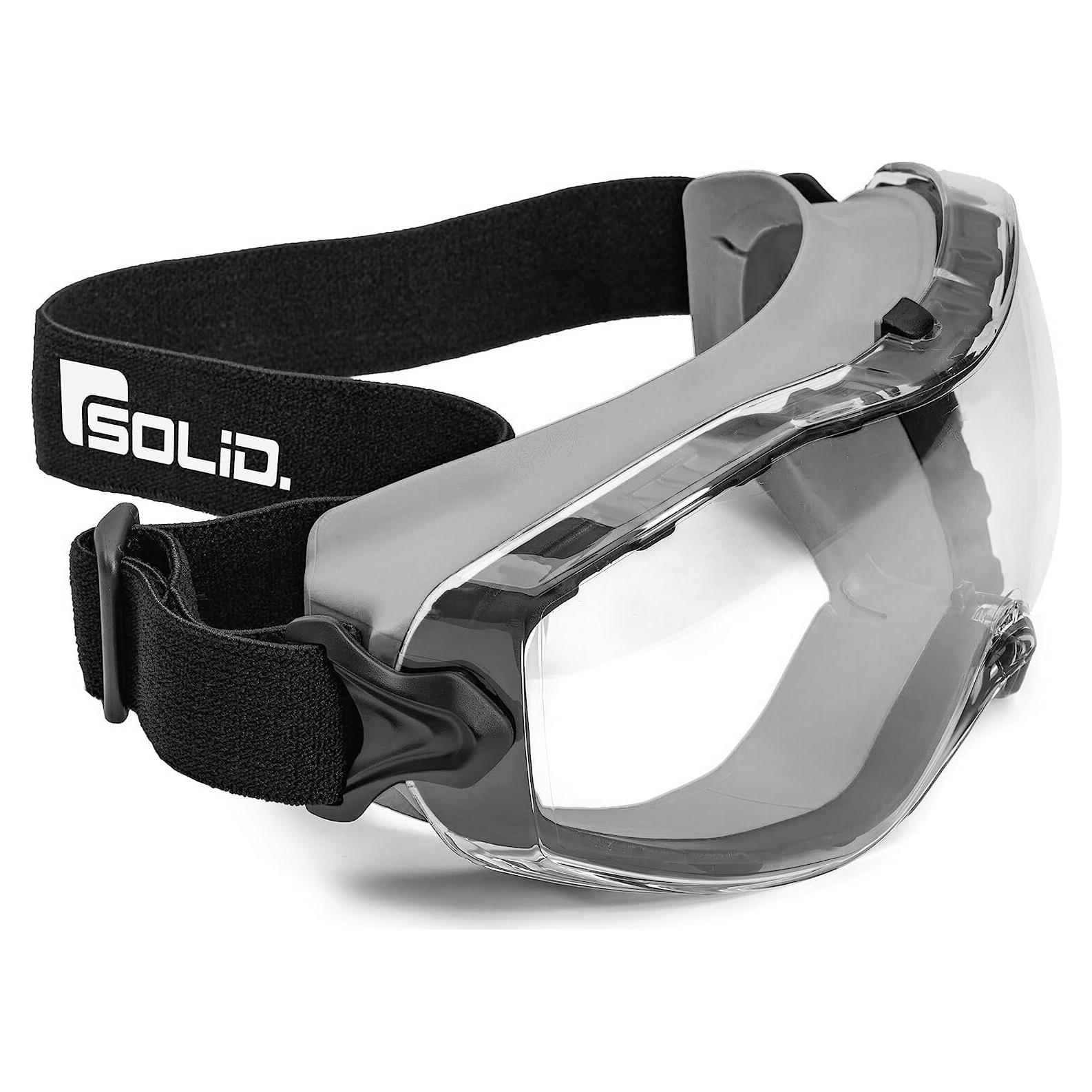 Gafas de Seguridad SolidWork Anti-Niebla Lente Transparente