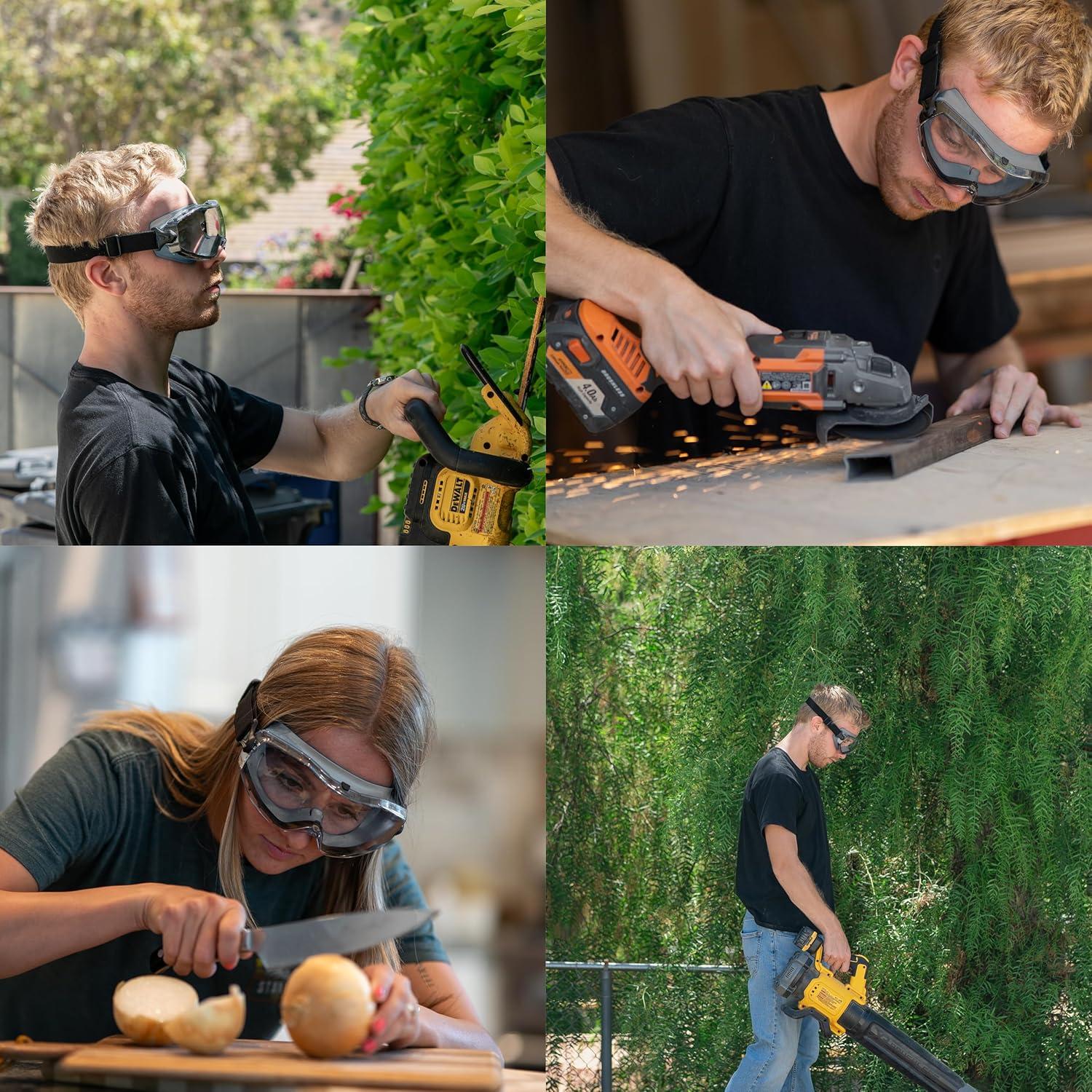 Gafas de Seguridad SolidWork Anti-Niebla Lente Transparente