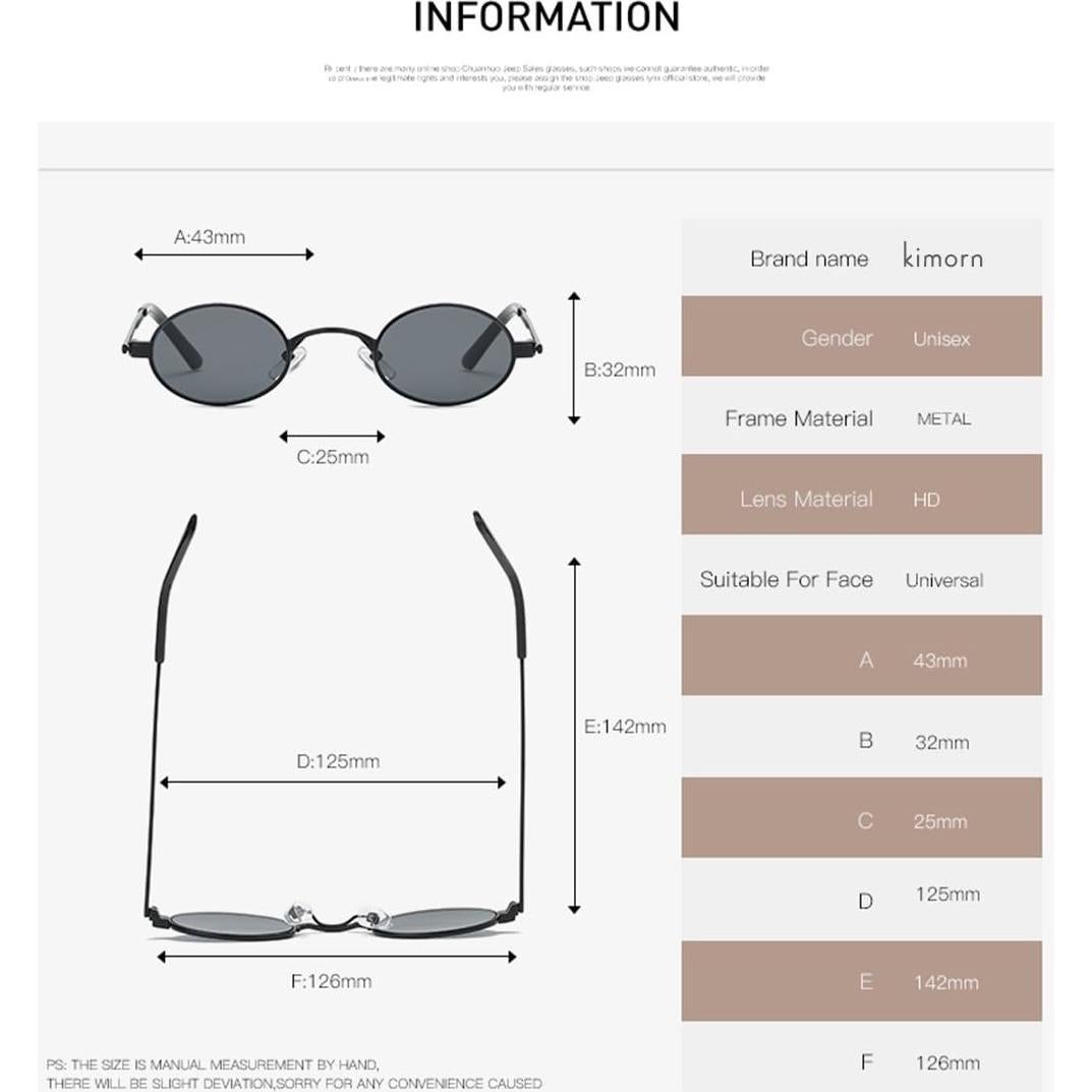 Gafas de sol Kimorn K0577 redondas UV400 unisex