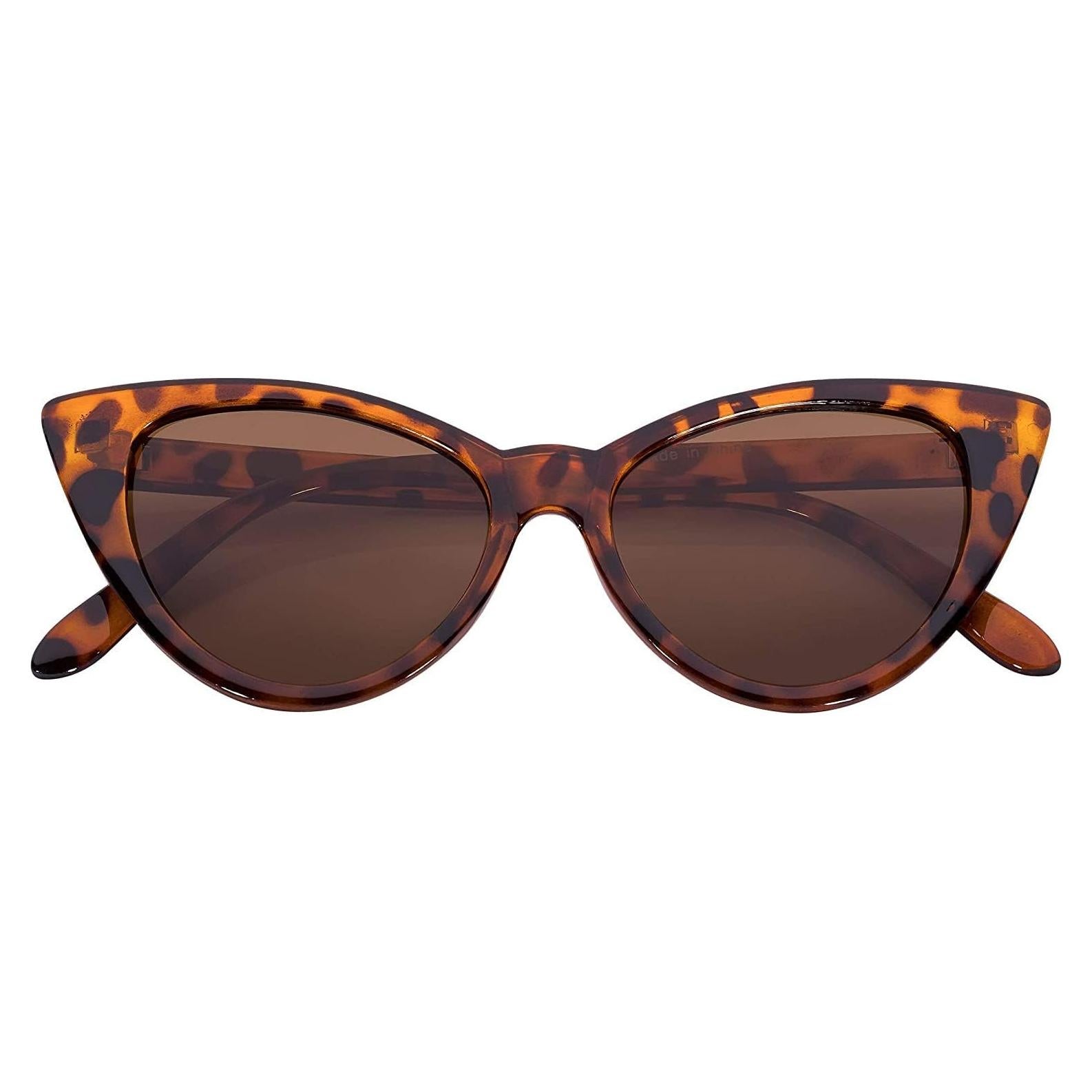 Gafas de sol Cateye para mujeres UV400 estilo retro 50mm