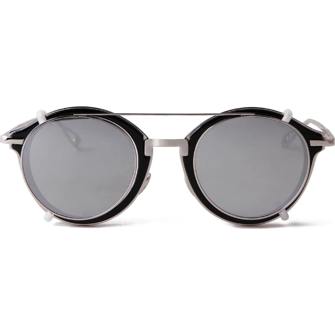 Gafas de sol clip en ADE WU estilo vintage unisex metal