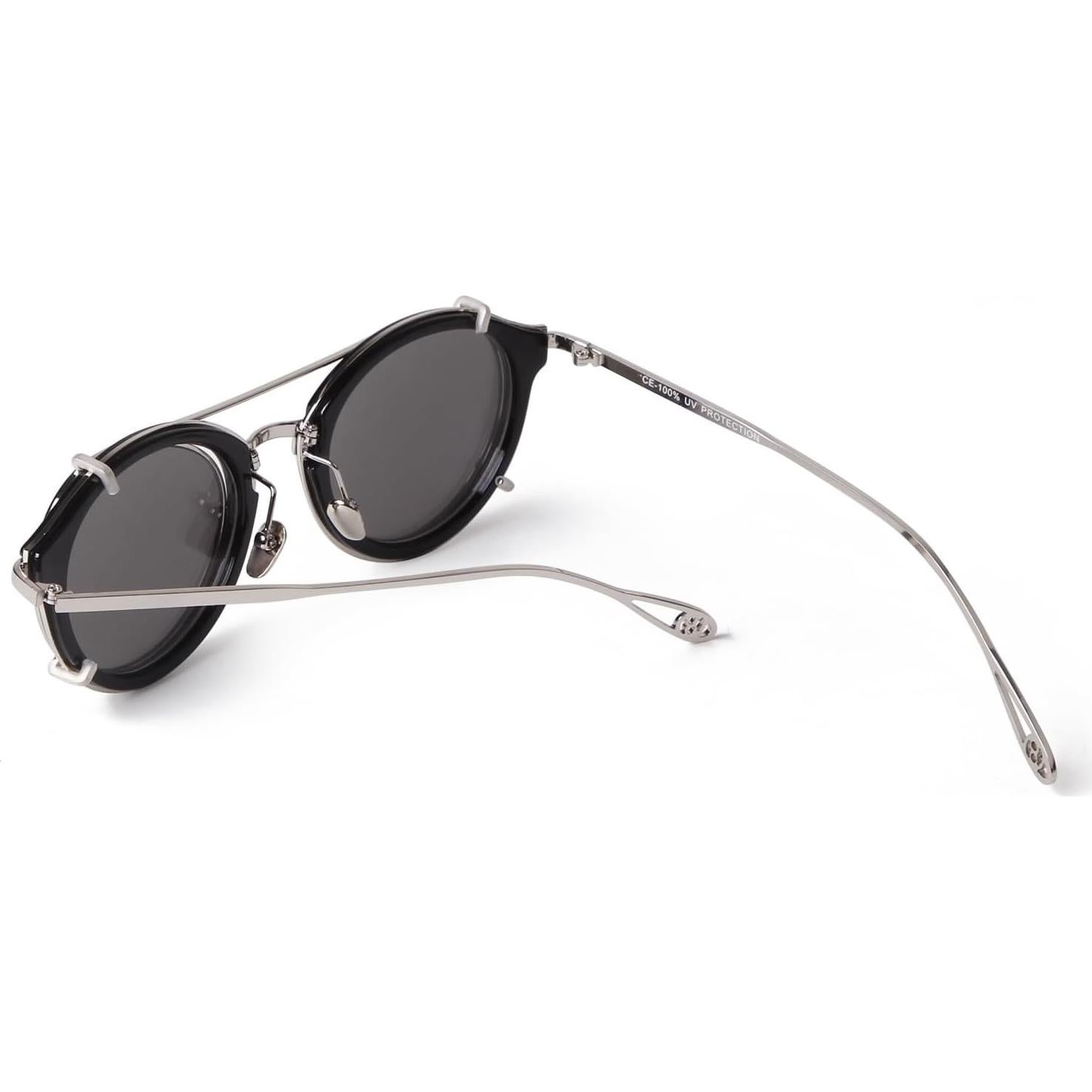Gafas de sol clip en ADE WU estilo vintage unisex metal