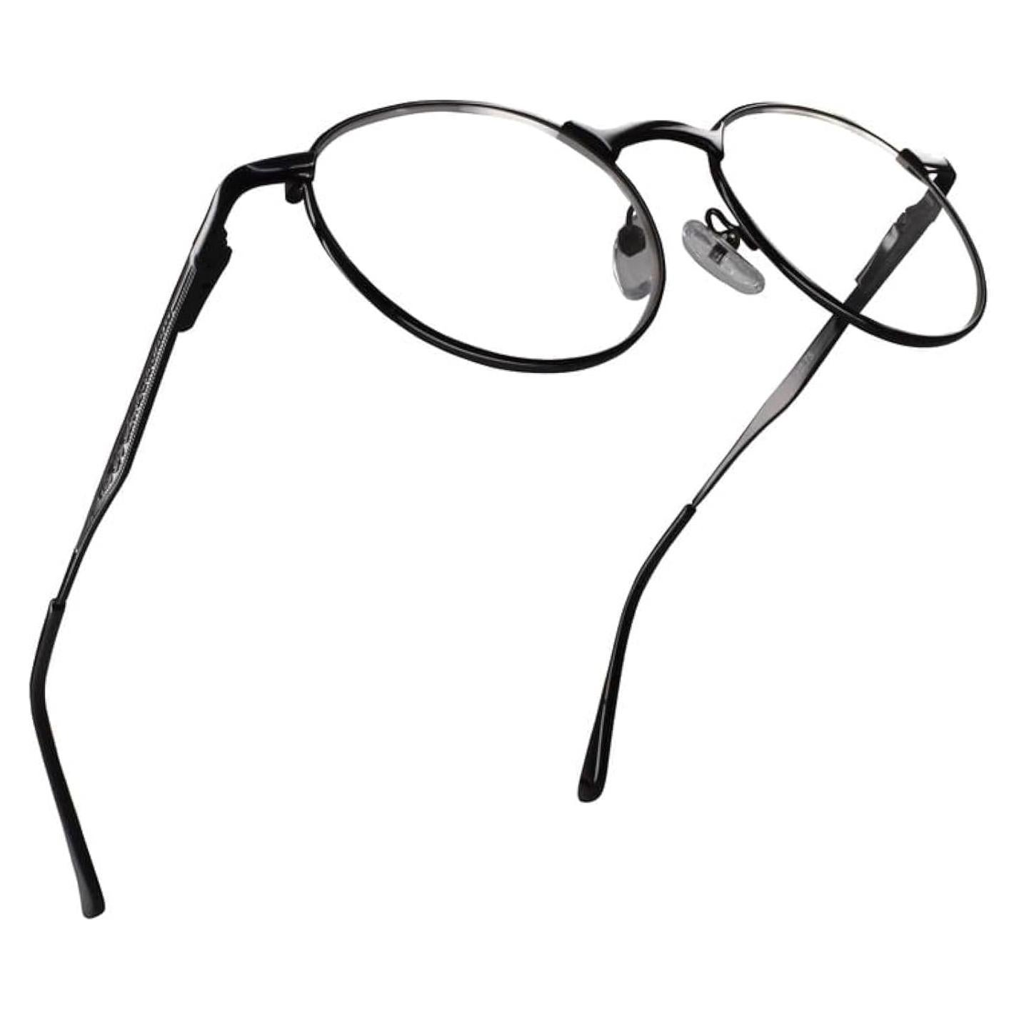 Gafas de lectura redondas 2SeeLife con montura negra 0.5x