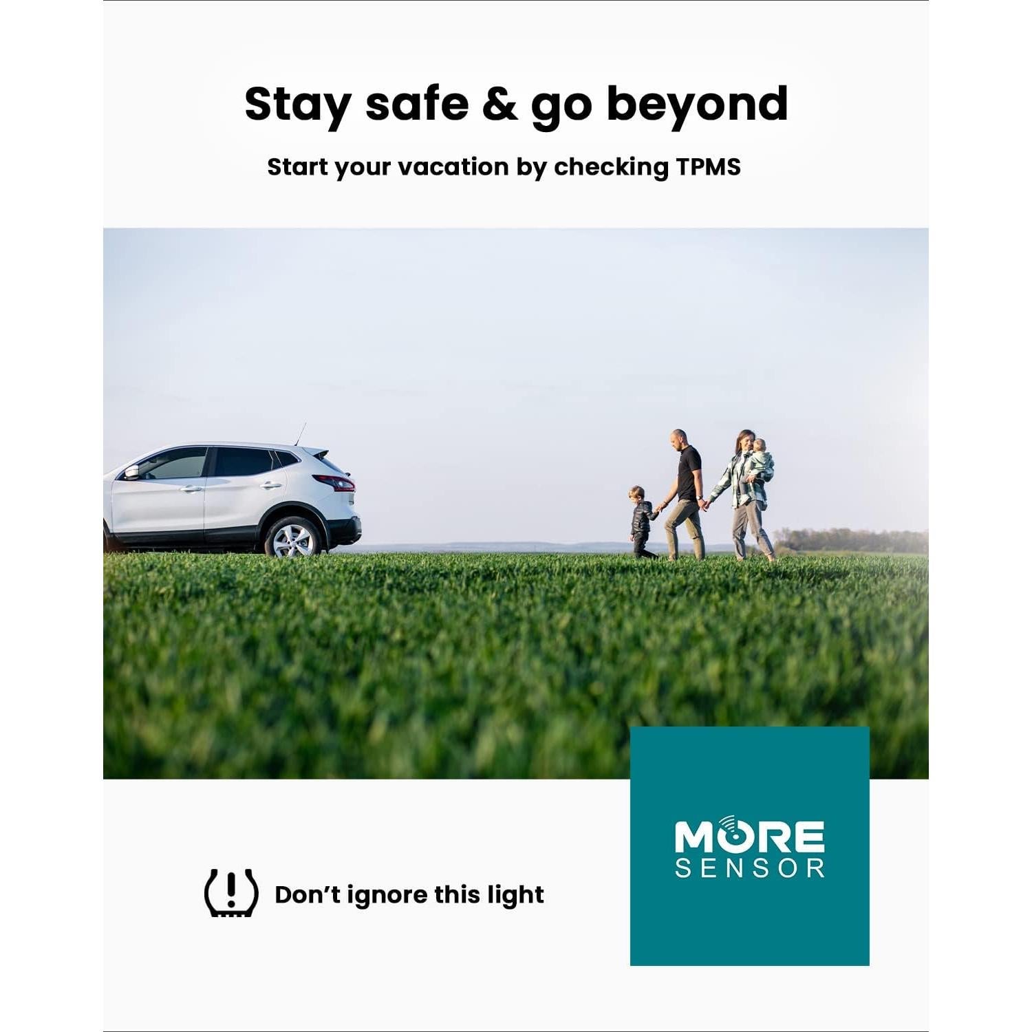 Sensor de Presión de Neumáticos TPMS MORESENSOR 315MHz - 4 Unidades