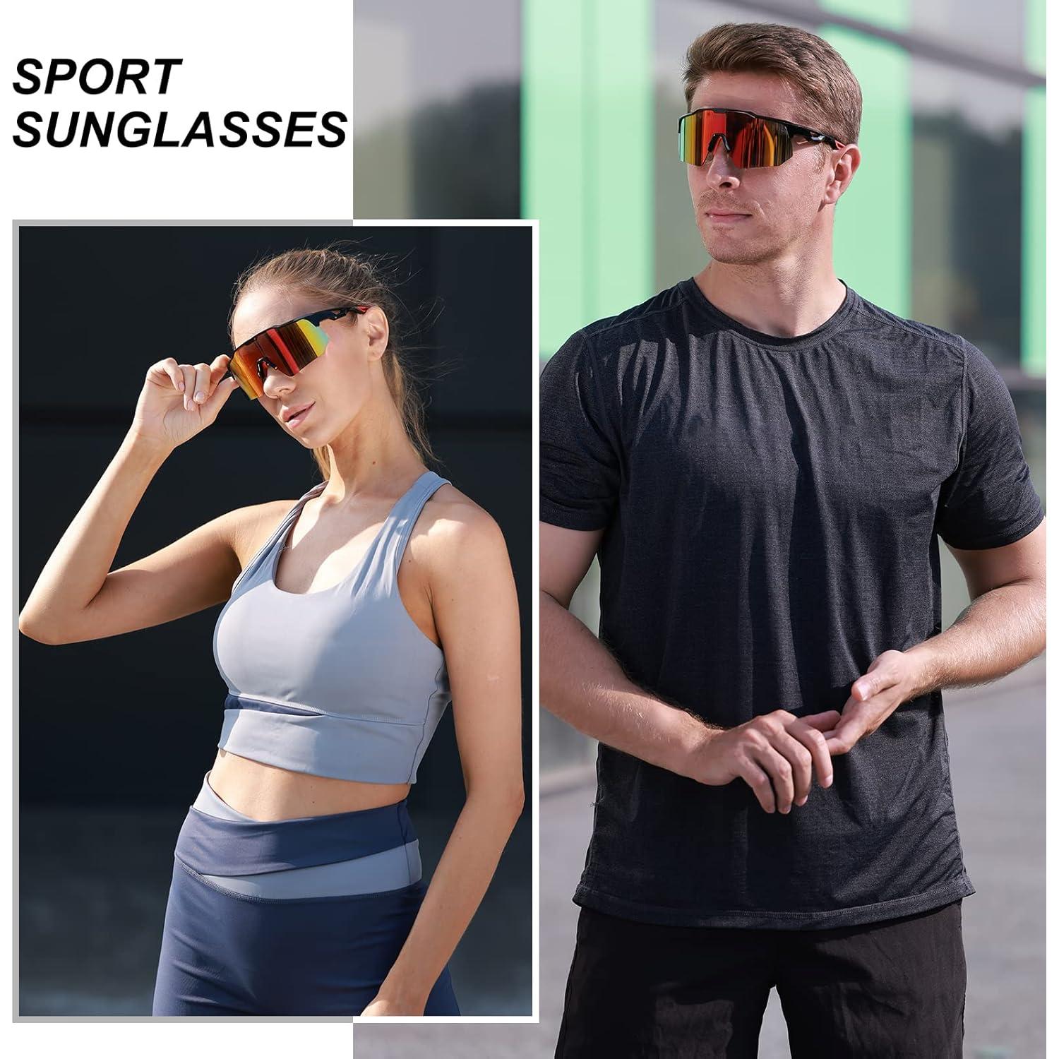 Gafas de sol deportivas HAAYOT con 5 lentes UV400