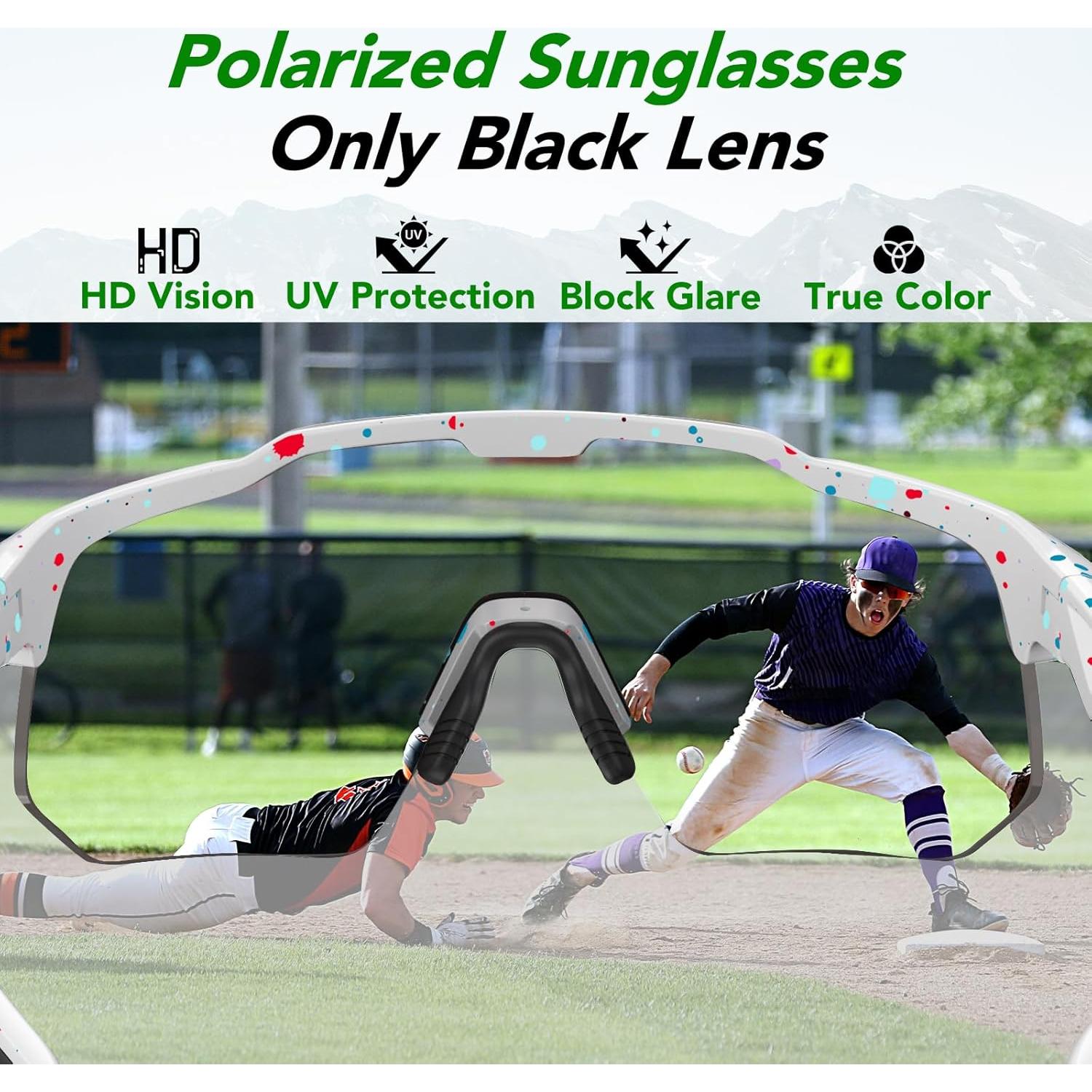 Gafas de sol deportivas HAAYOT con 5 lentes polarizados