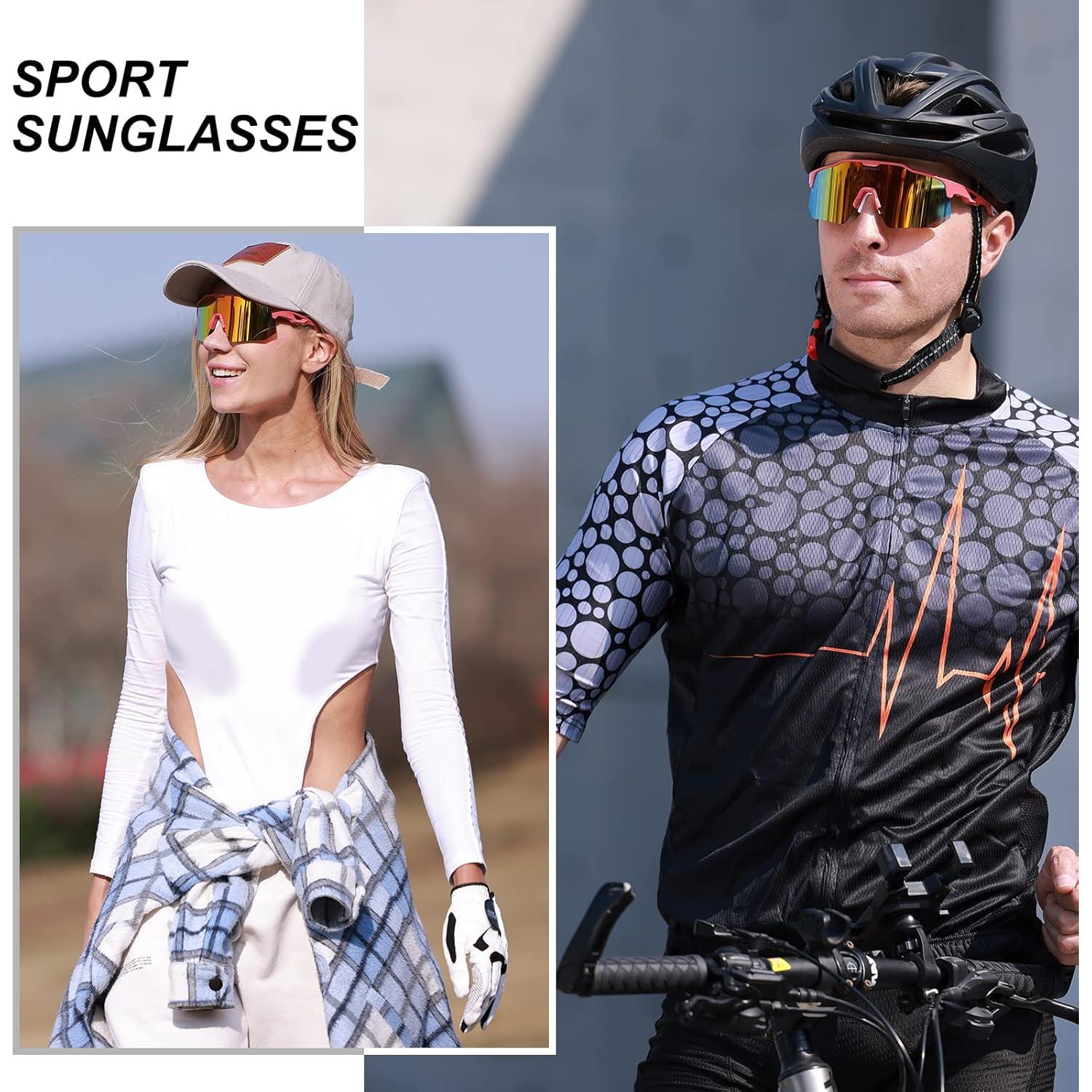 Gafas de sol deportivas HAAYOT con 5 lentes UV400