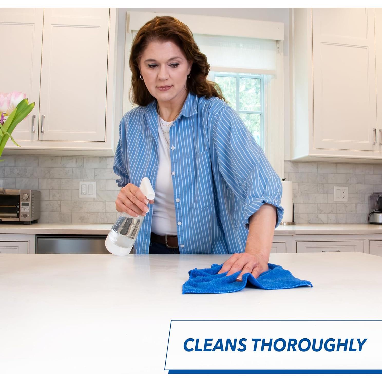 Paños de Microfibra Unger Multiusos 30x30 cm - Paquete de 4