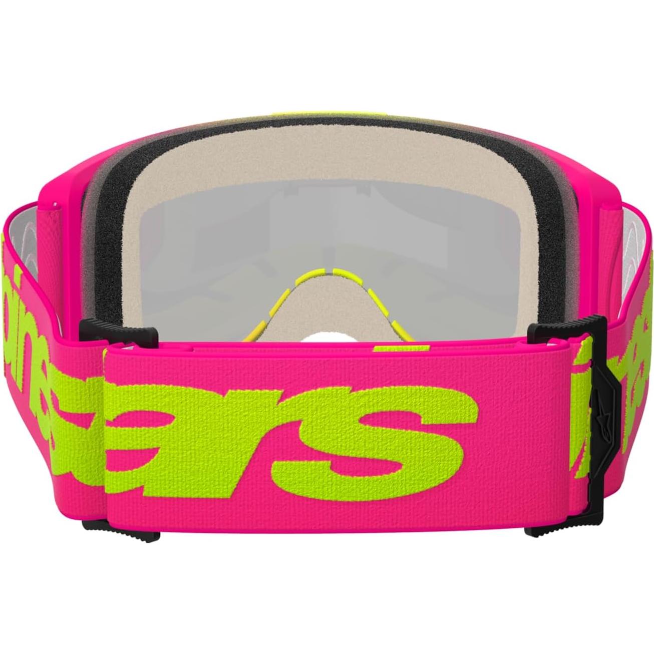 Gafas Alpinestars Vision 5 MX ATV MTB Rosa/Amarillo Fluo