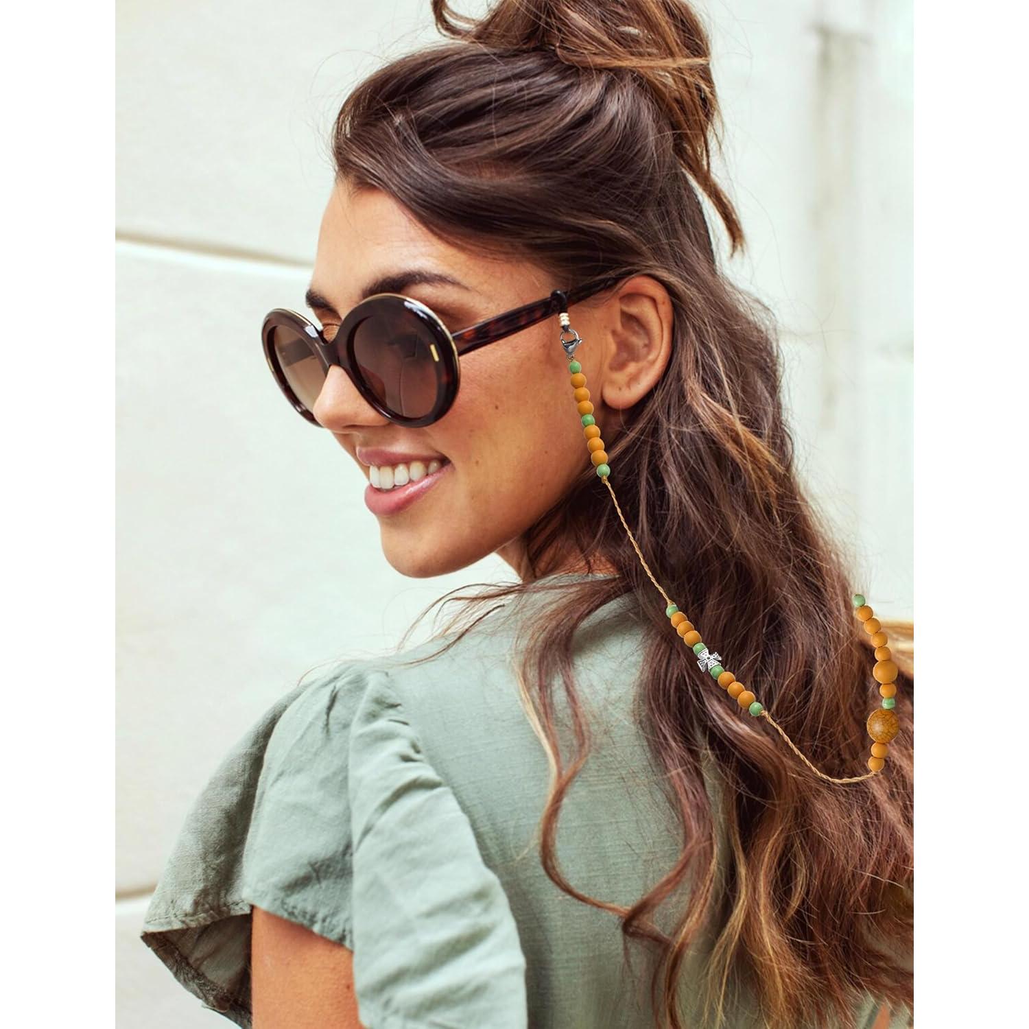 Cadena para Gafas de Sol Mujer EC-Tassels Naranja