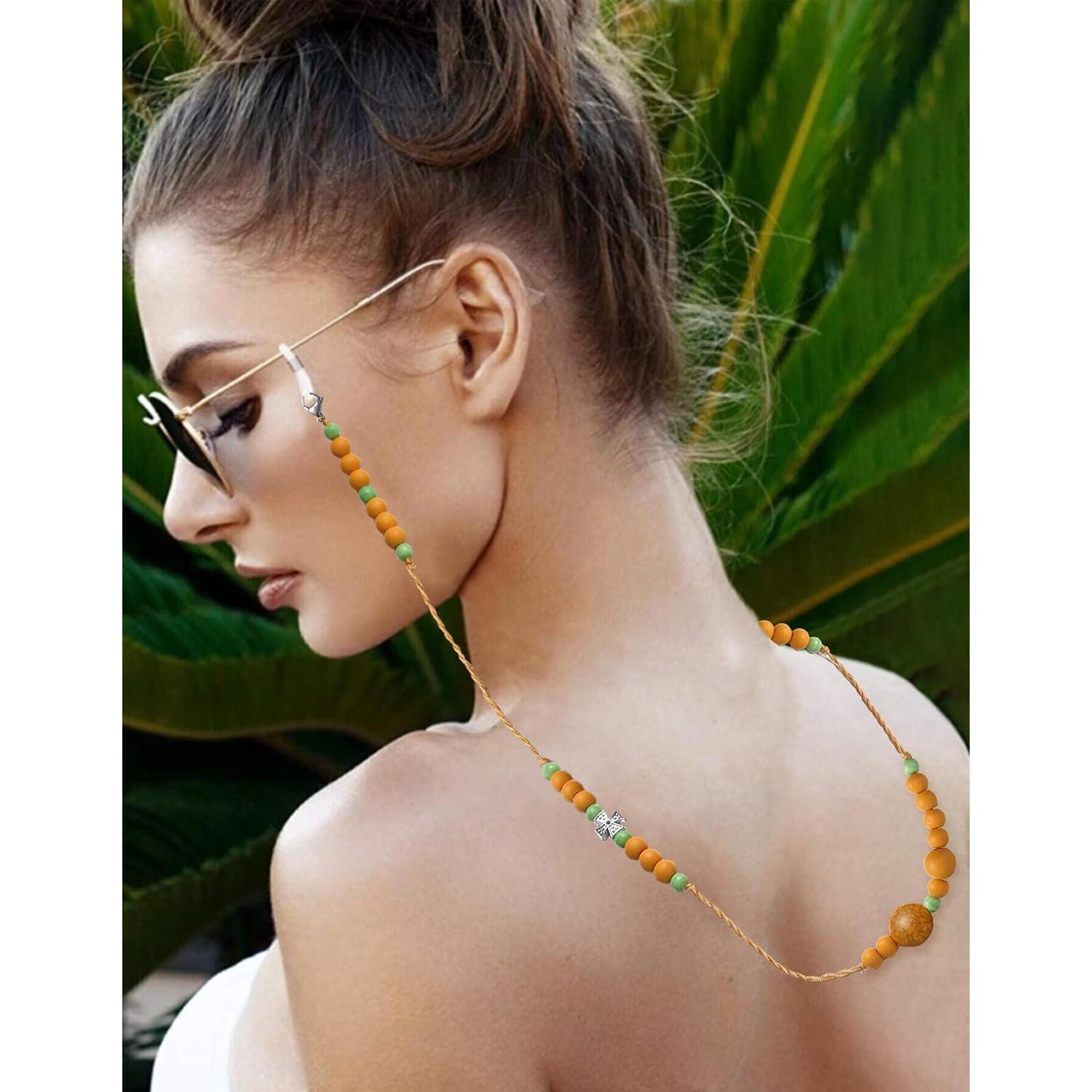 Cadena para Gafas de Sol Mujer EC-Tassels Naranja