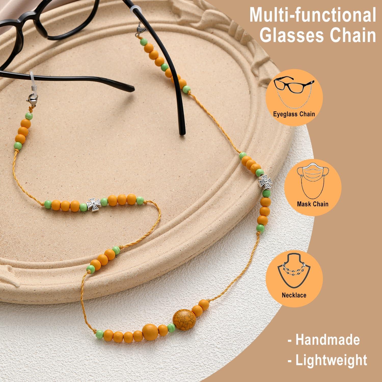 Cadena para Gafas de Sol Mujer EC-Tassels Naranja
