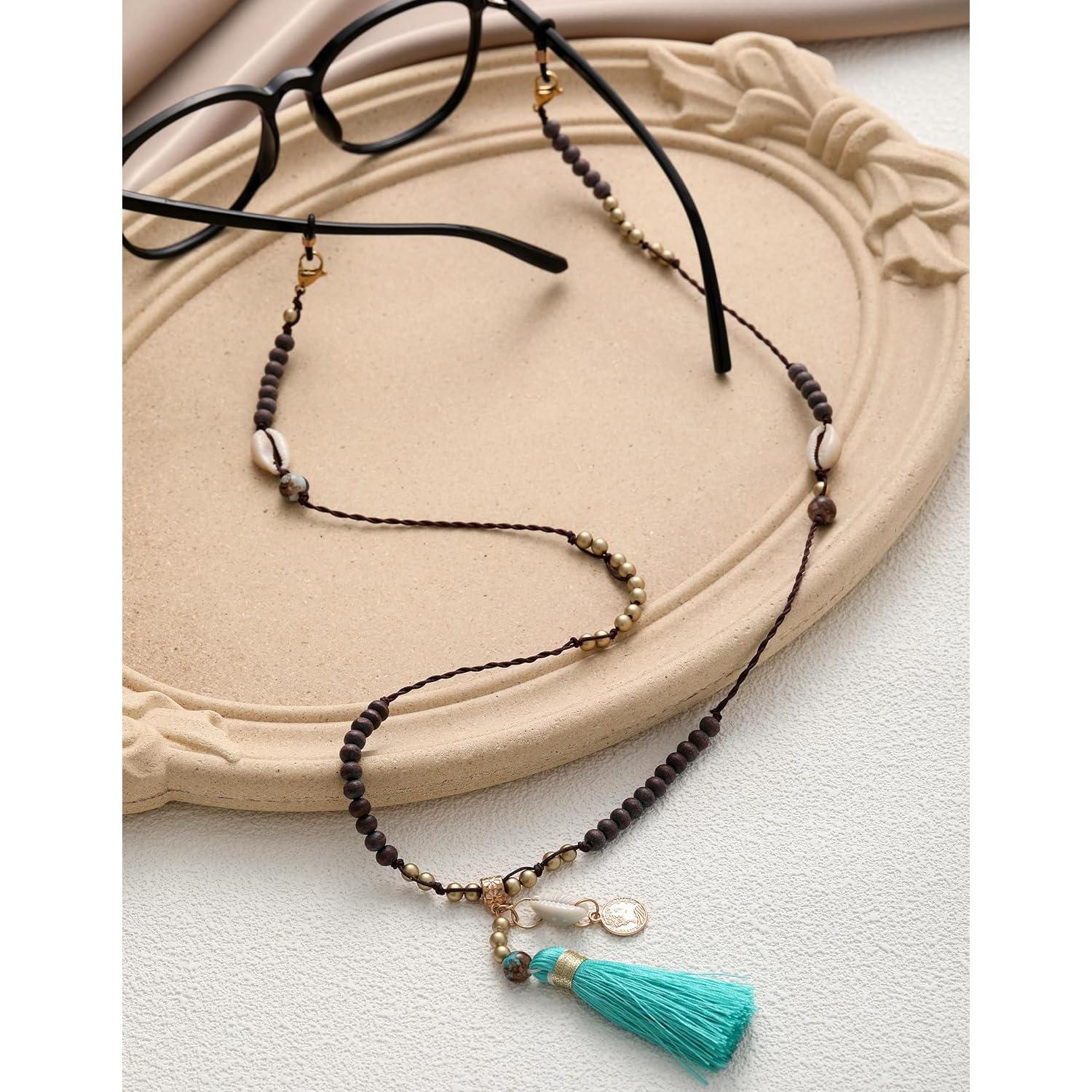 Cadena para Gafas de Sol Mujer EC-Tassels con Borlas