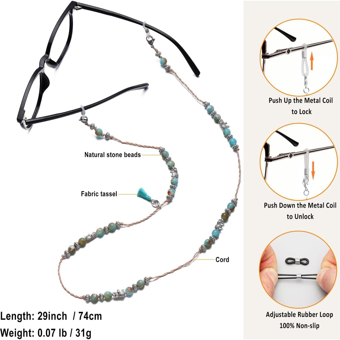 Cadena para Gafas de Sol Mujer EC-Tassels con Borlas