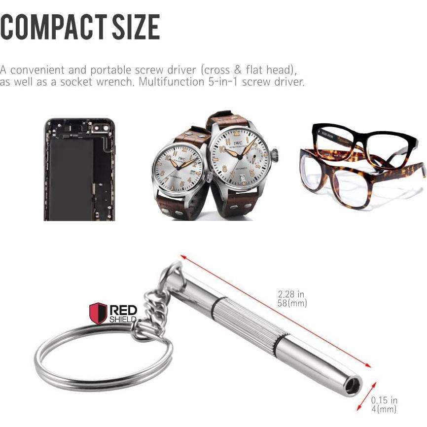 Destornilladores de Precisión RED SHIELD 3 en 1 Mini